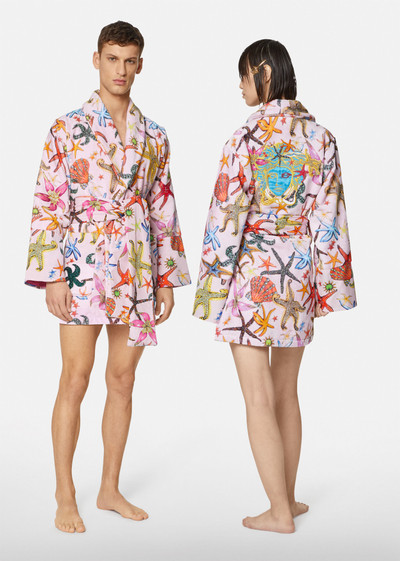 VERSACE Trésor De La Mer Crystal Short Bathrobe outlook