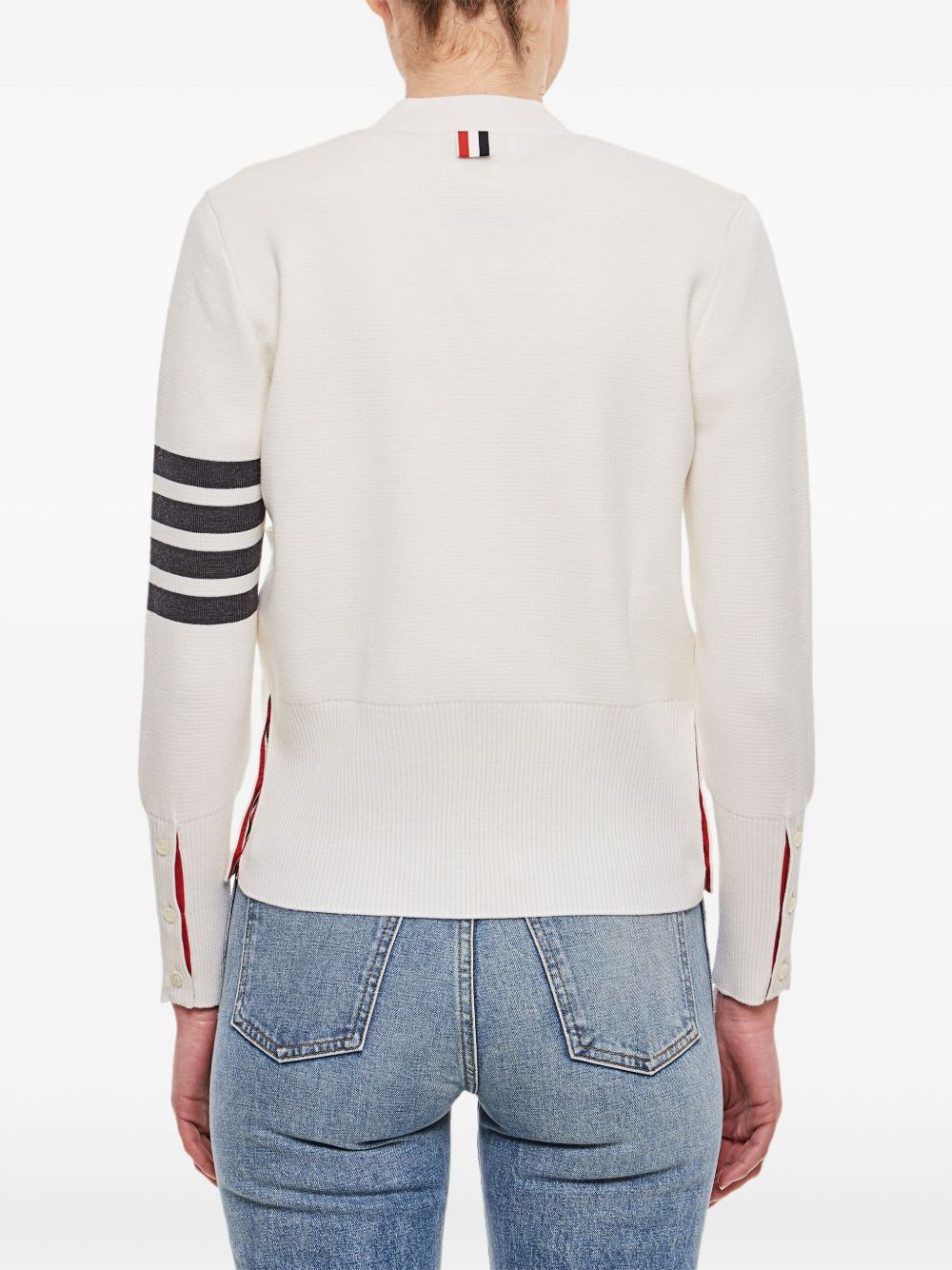 Milano Stitch V-Neck Merino Cardigan - 3