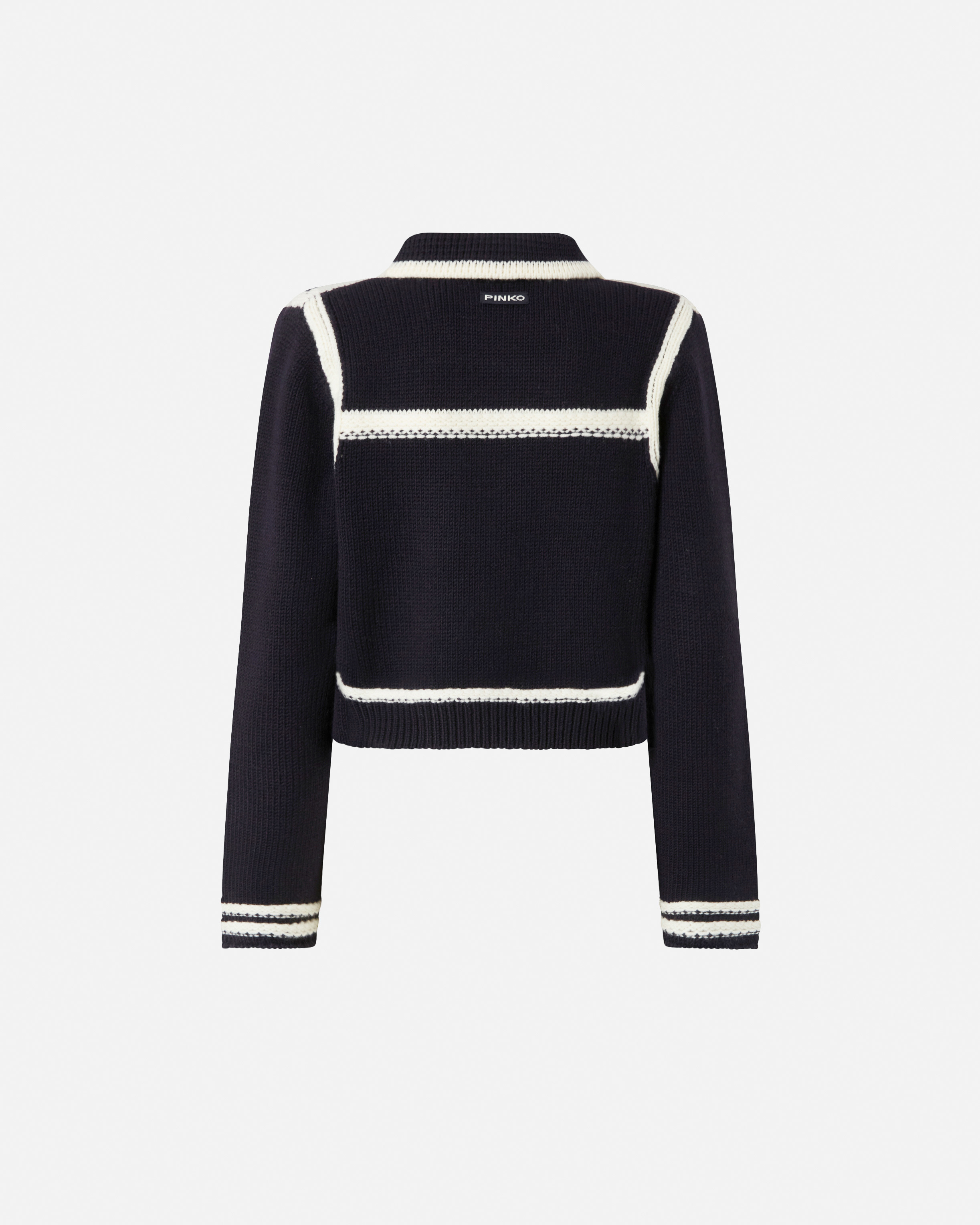 PREPPY-STYLE CARDIGAN - 6