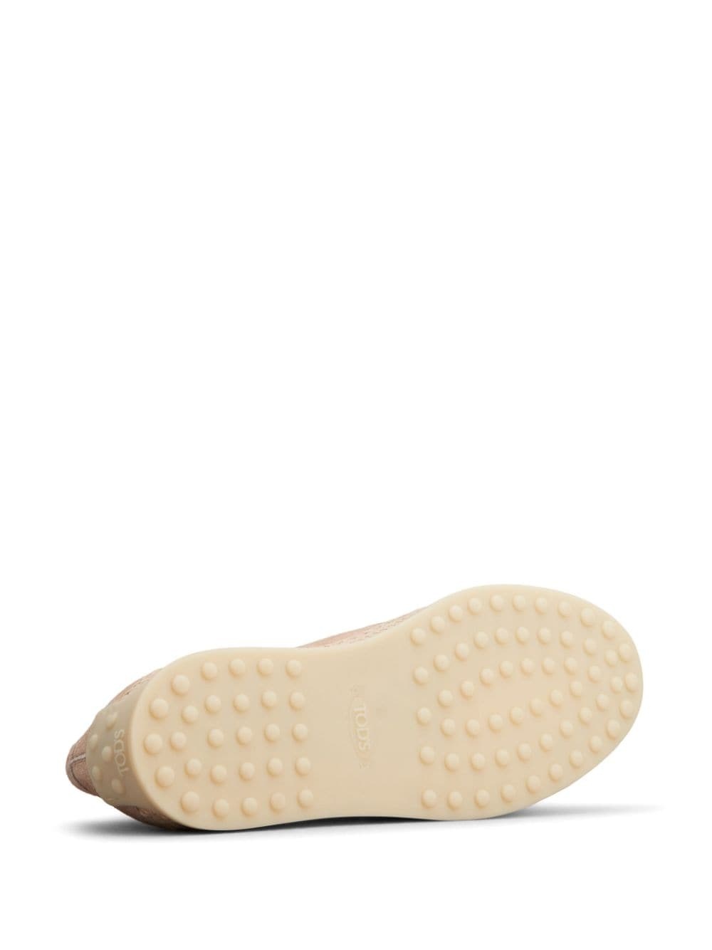 logo-debossed leather espadrilles - 4