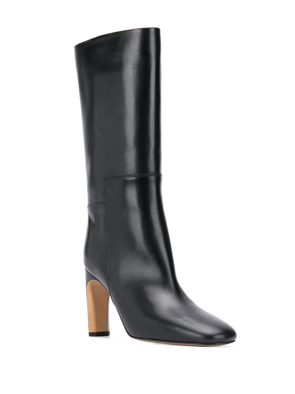 block-heel pull-on boots - 2