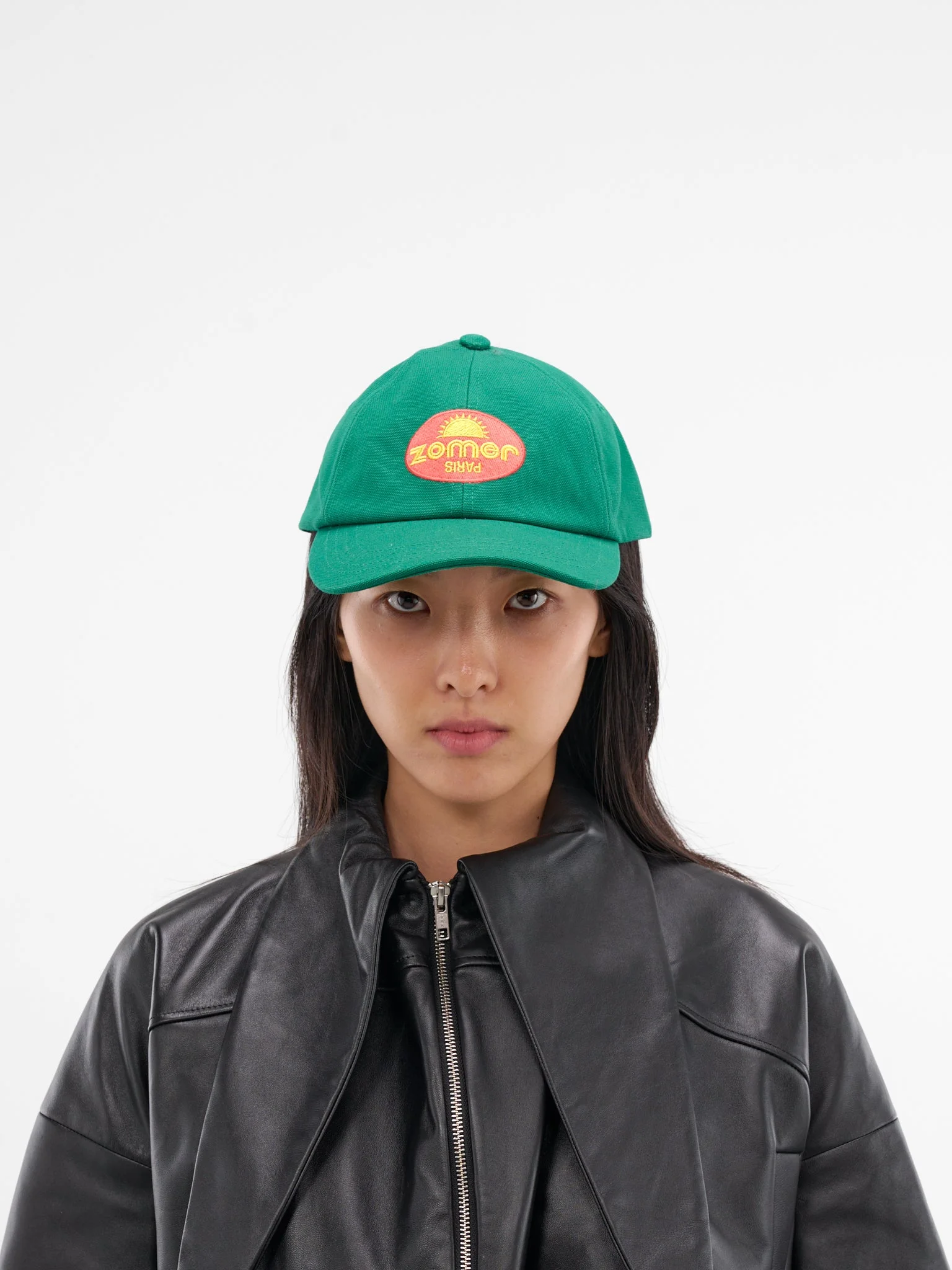 Green Vorte Embroidered Logo Cap - 1