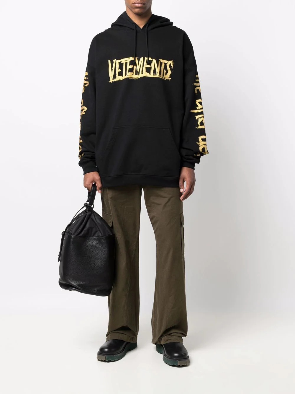 logo-print hoodie - 2