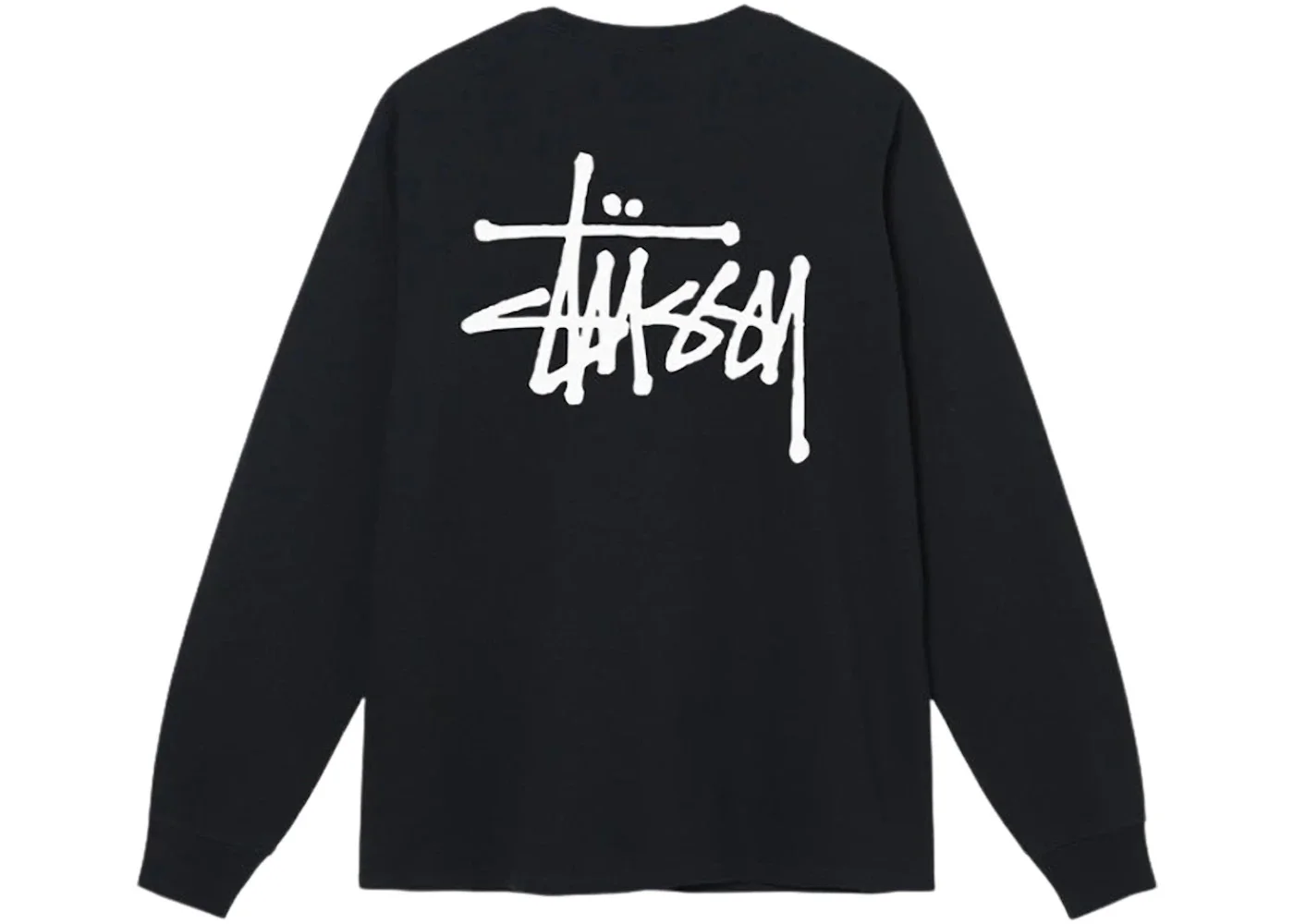Stussy Basic L/S Tee (SS22) Black - 1