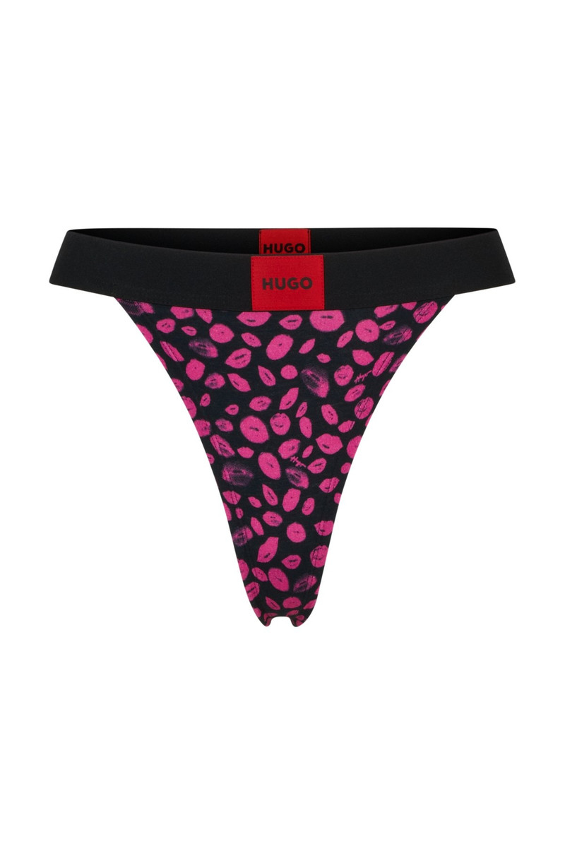 STRETCH-COTTON STRING BRIEFS WITH SEASONAL PATTERN 1