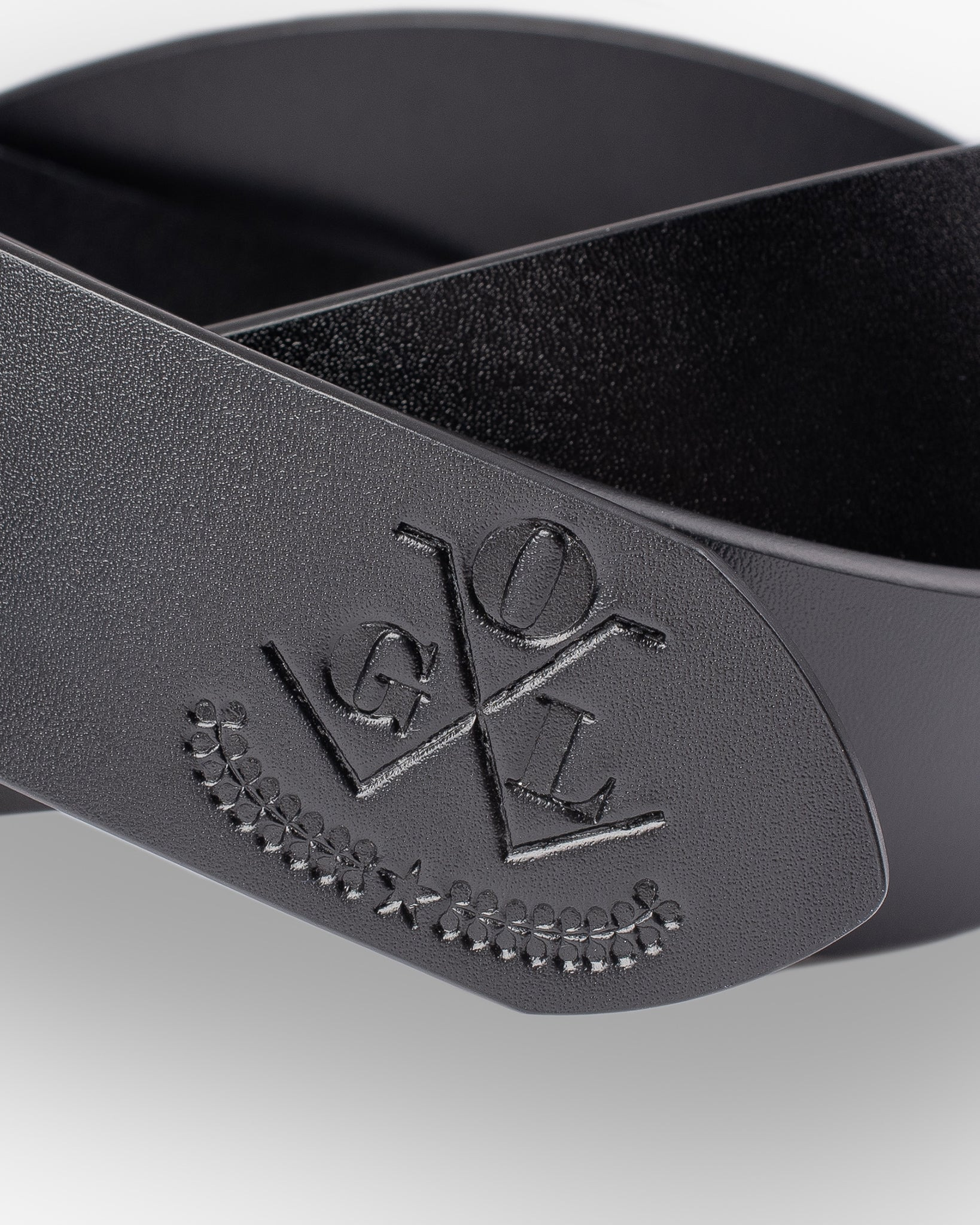 OGL-BELT-FULL-SPGAR-BLK OGL Single Prong Garrison Buckle Leather Belt - Black - 3