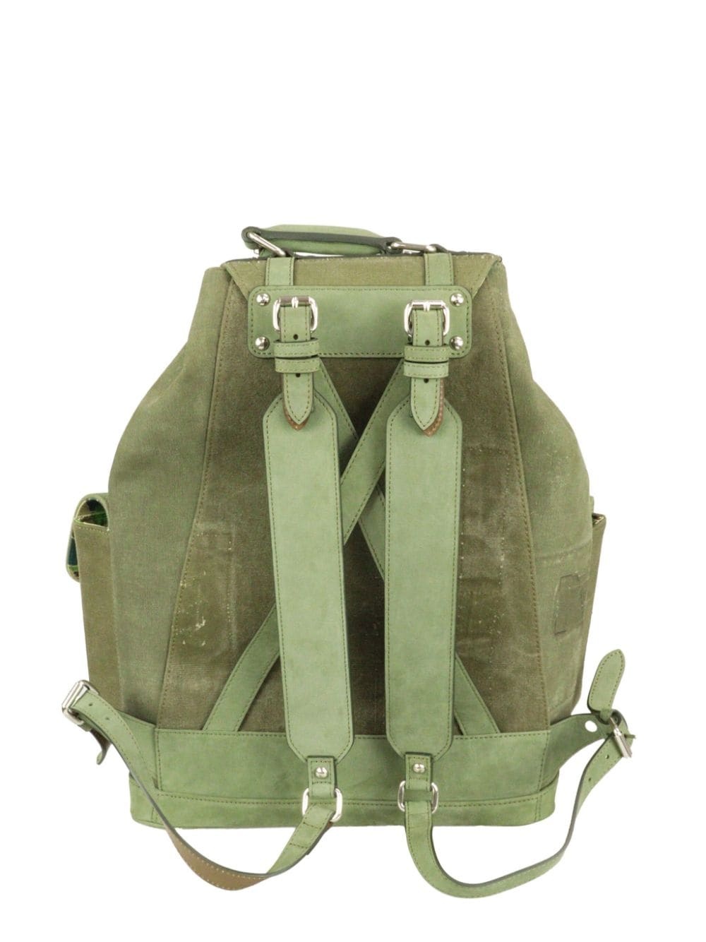x A BATHING APEÂ® buckled canvas backpack - 2