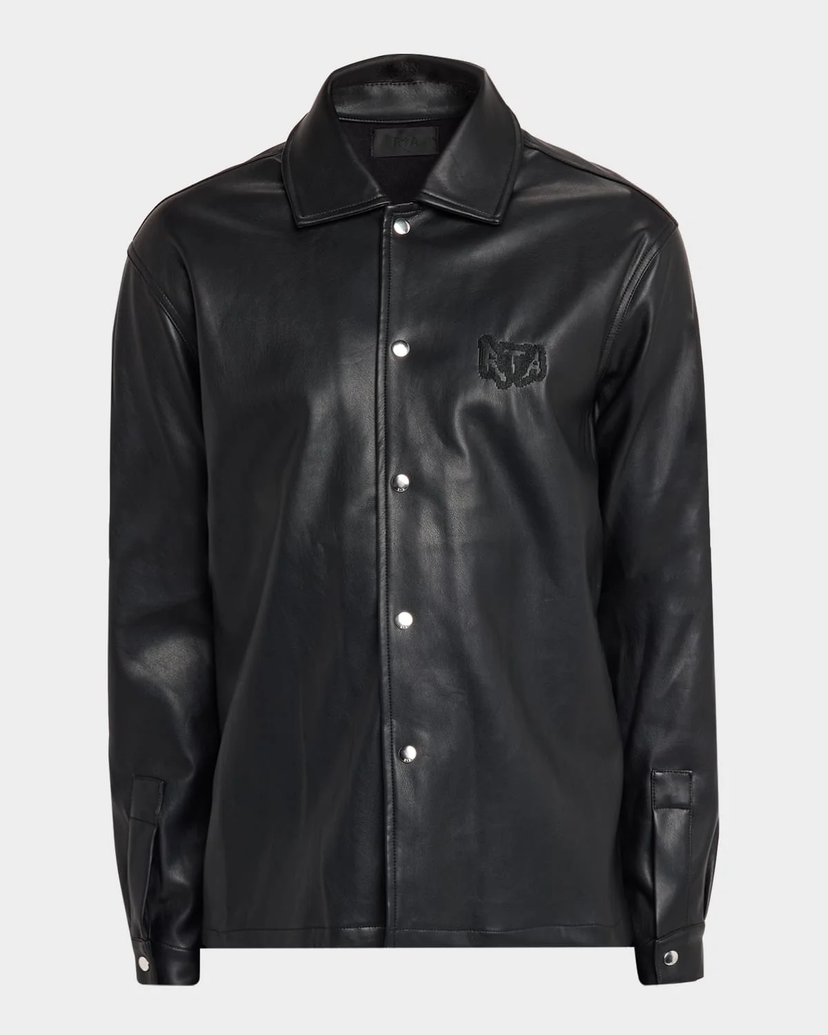 Men & apos;s Parlan Pixelated Logo Snap-Front Jacket - 1