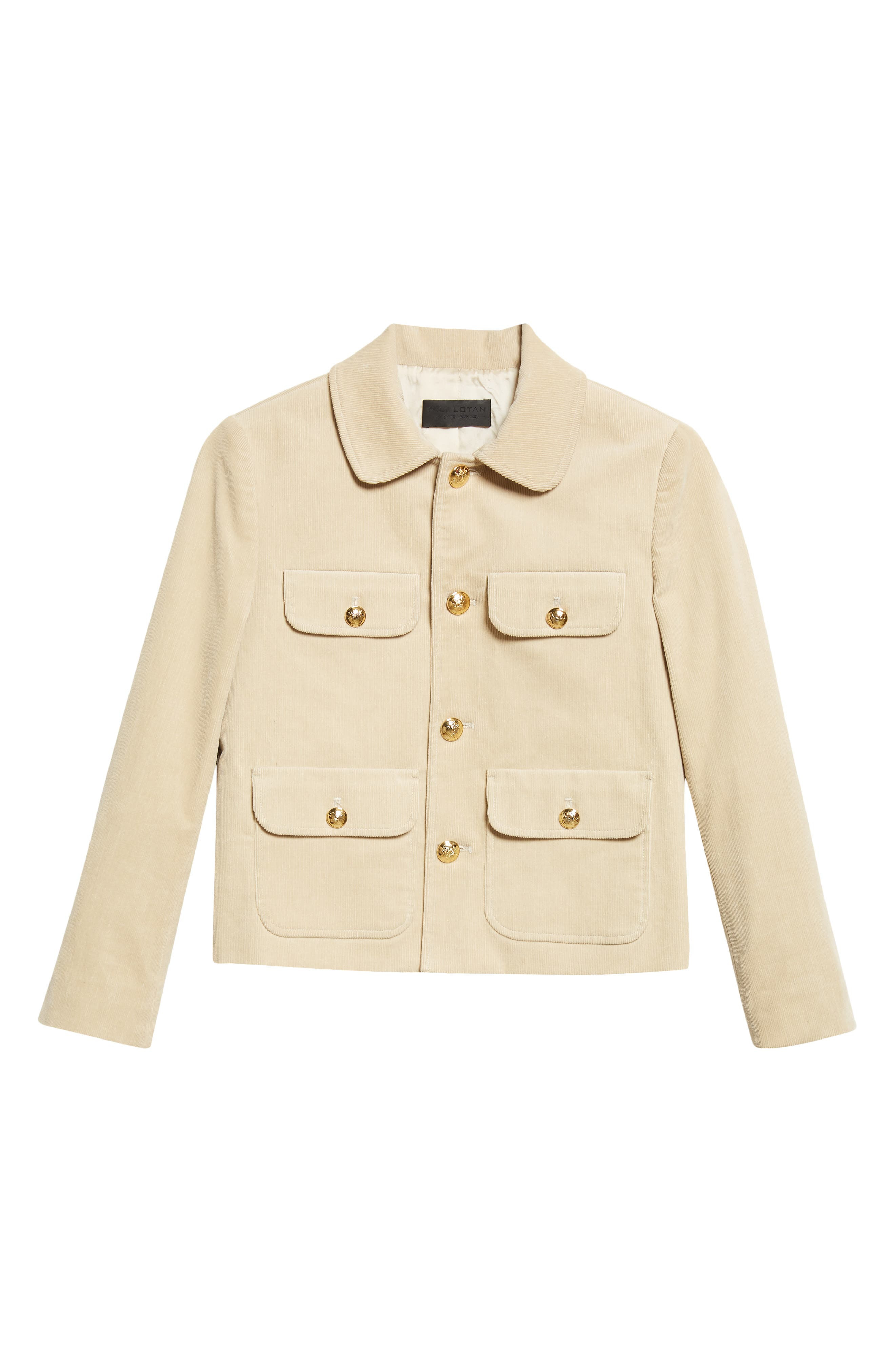 Nili Lotan Chamonix Corduroy Jacket in Limestone at Nordstrom - 6