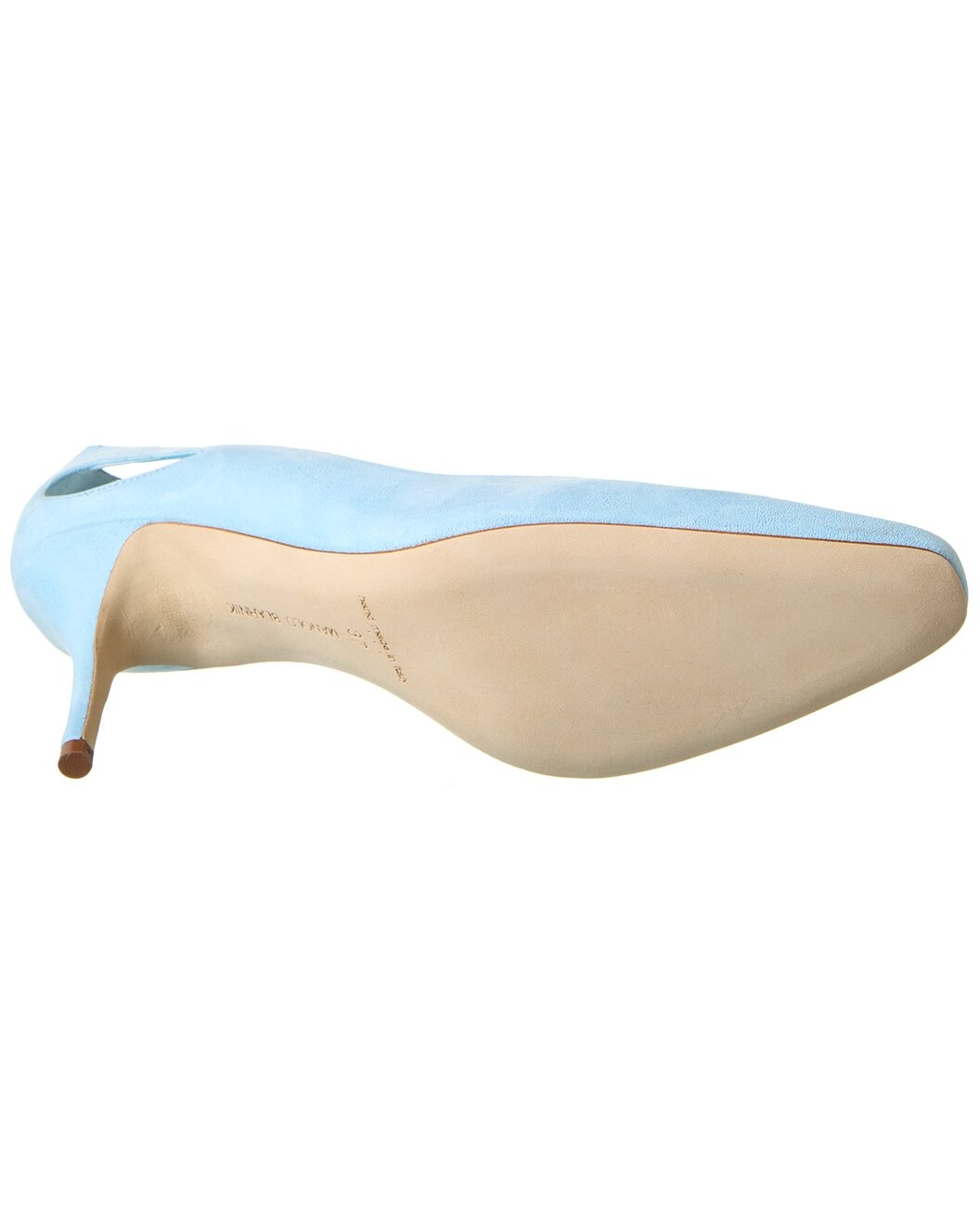 Manolo Blahnik Toplaca 70 Suede Pump - 4