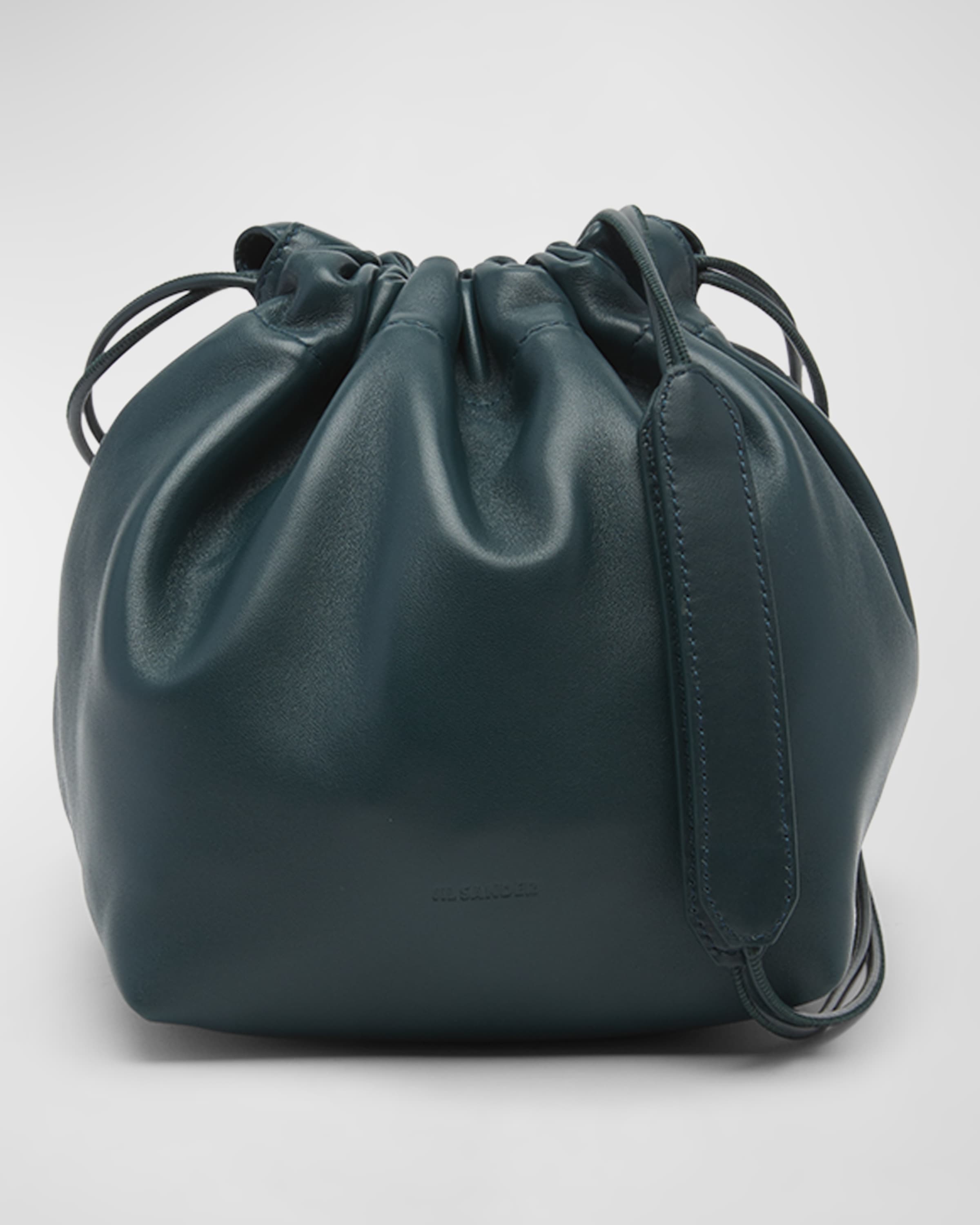 Jil Sander Dumpling Lambskin Leather Shoulder Bag | neimanmarcus 