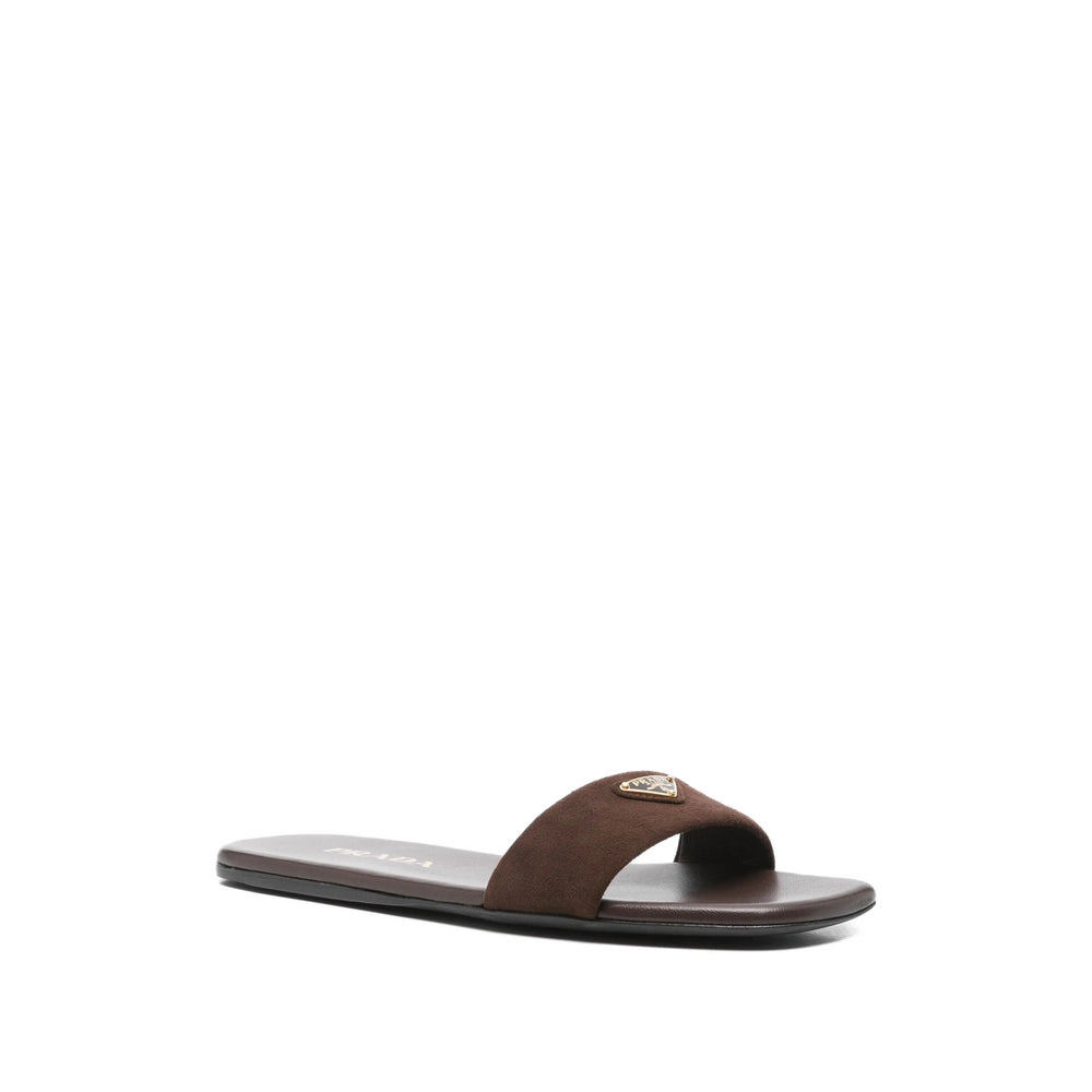 Prada Brown Flip-Flops & Slides Women - 3