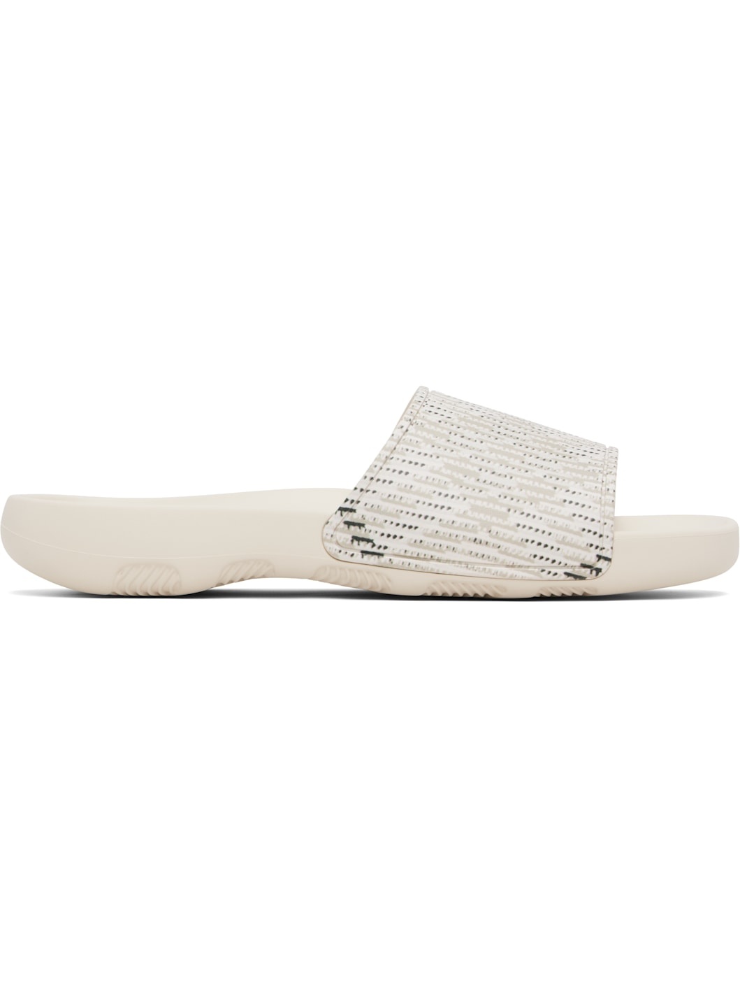 Beige Check Dive Pool Slides - 1