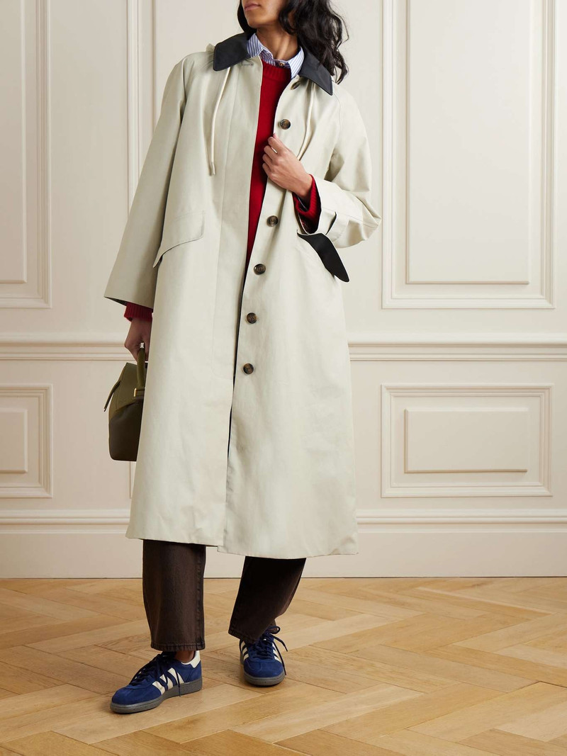Barbour + Alexa Chung Natalie cotton-gabardine trench coat outlook