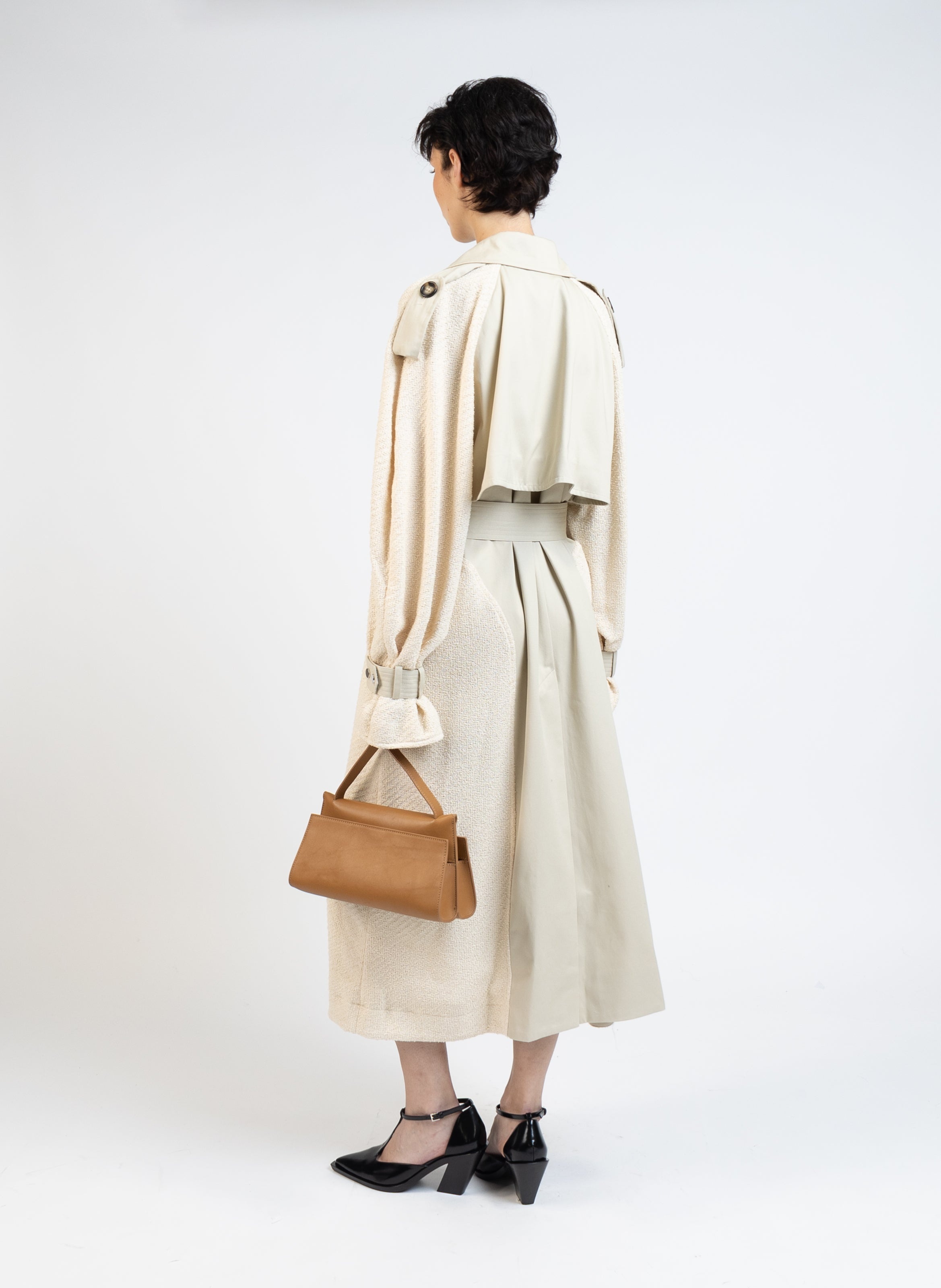 Double Breasted Trench Coat/Beige - 4