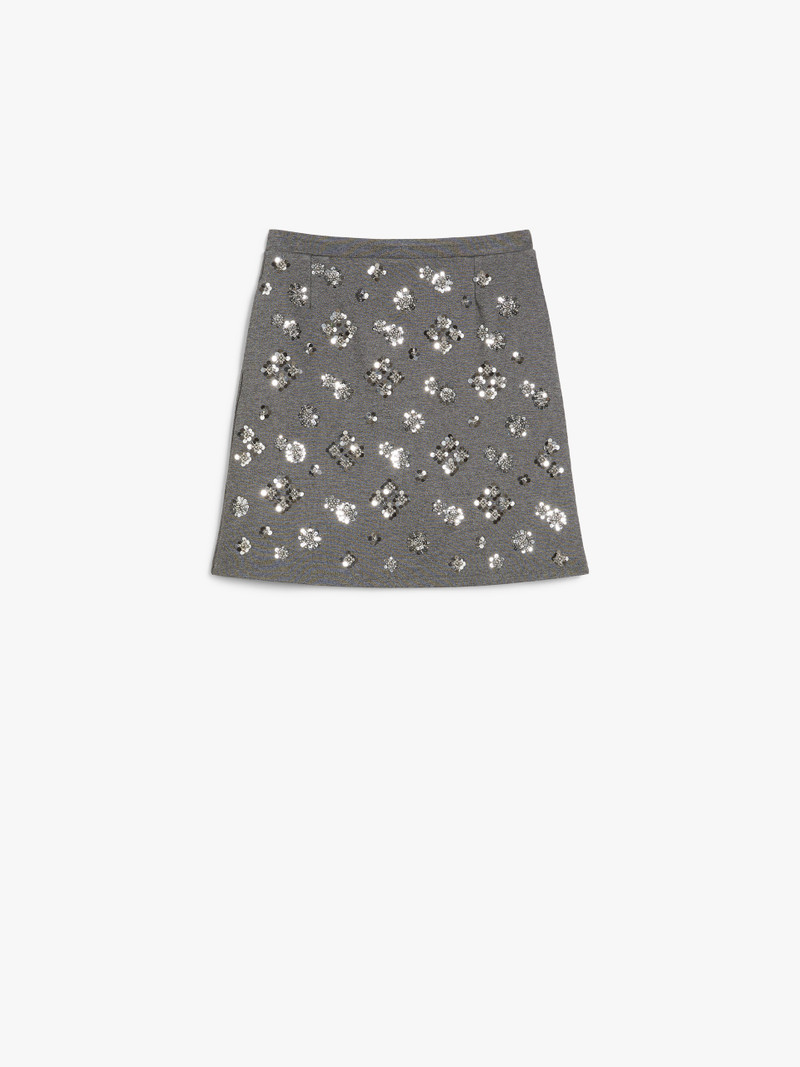 MONZA Sequin-adorned jersey 미니 스커트 - 1