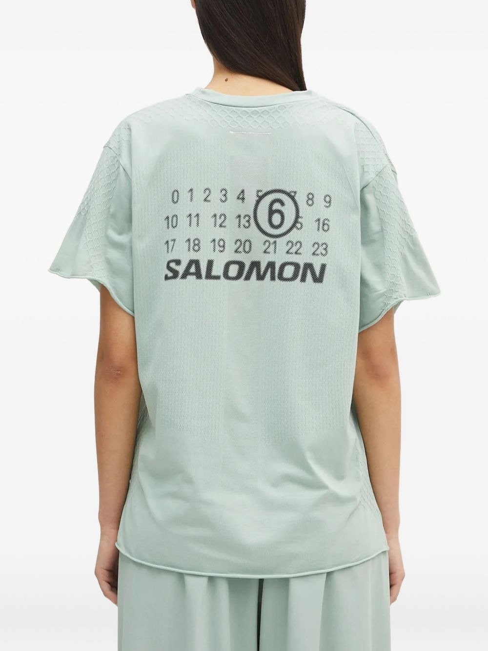 x Salomon print textured seamless T-shirt - 4