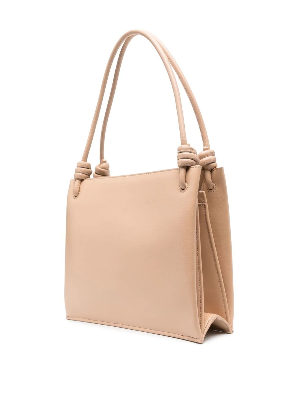 smooth leather shoulder bag - 3