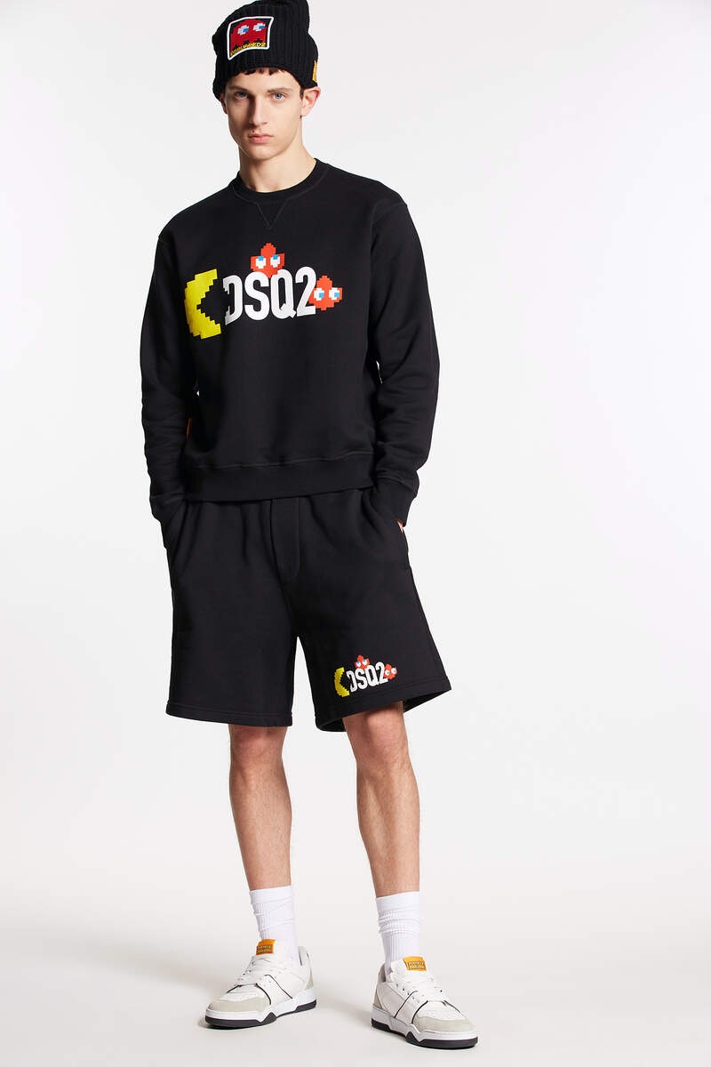 PAC-MAN WASH RELAXED SHORTS - 1