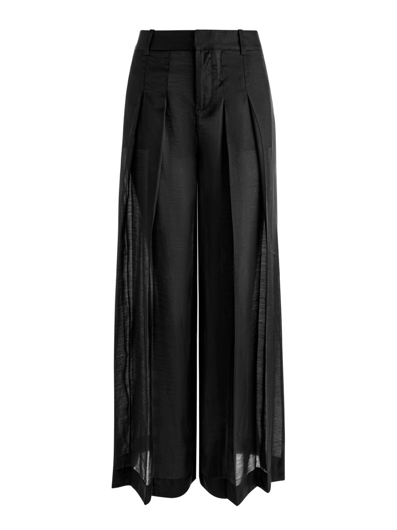 BLAIRE PLEATED SHEER PANT 1