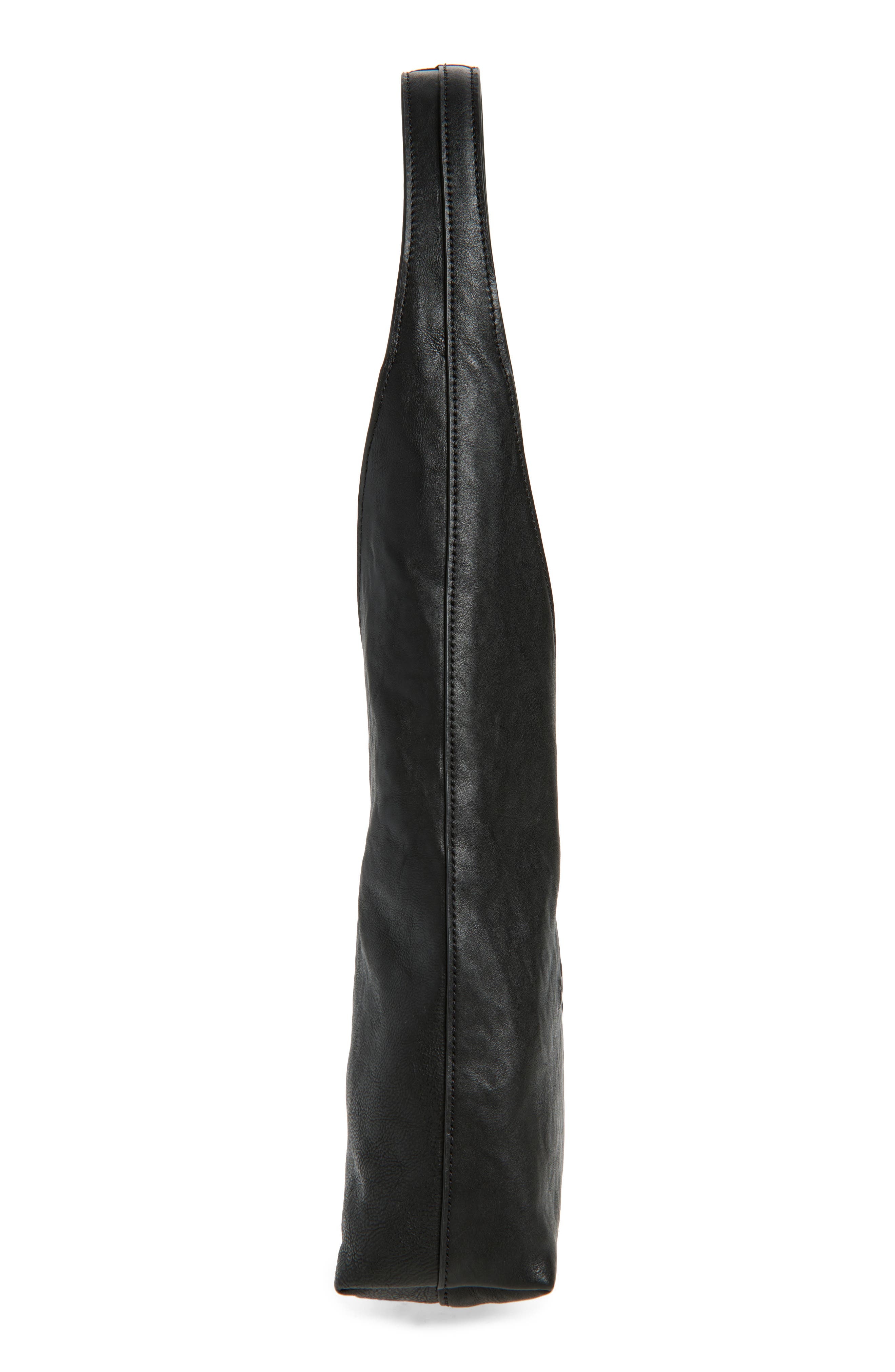 Alexander Wang Small Pike Leather Hobo Bag in Black at Nordstrom - 6