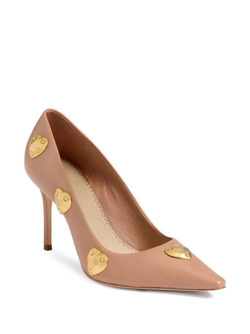 Cinq à Sept Luna hearts pumps outlook