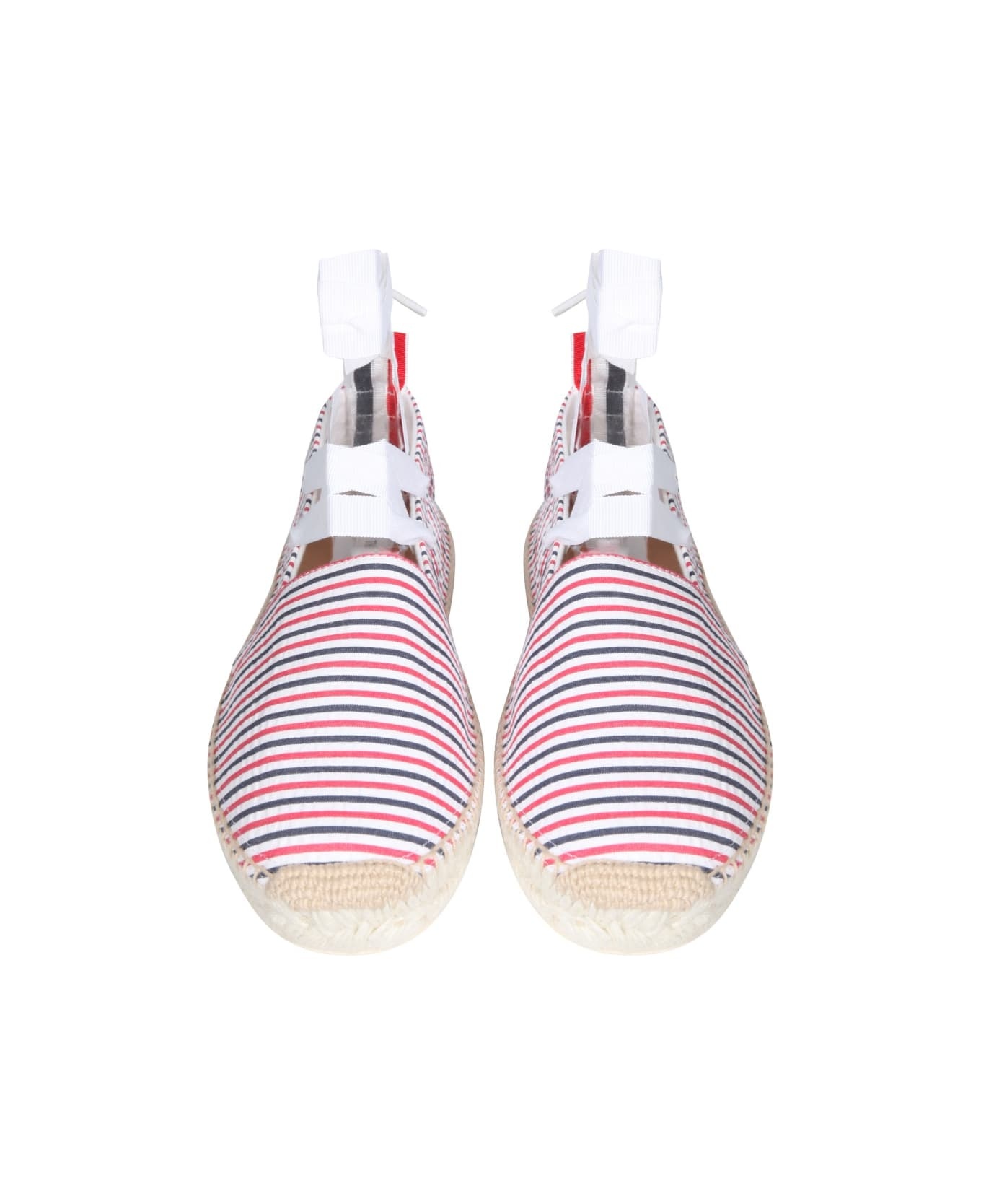 Seersucker Cotton Espadrilles - 2