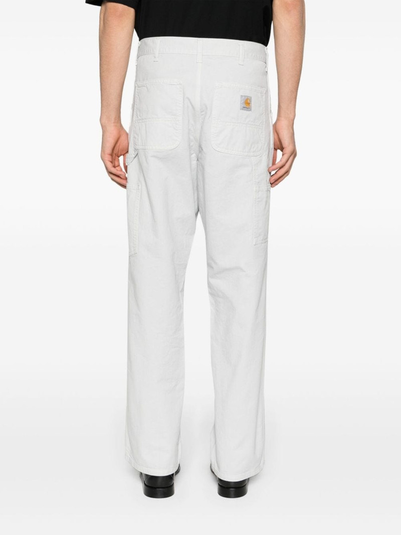 Single Knee straight-leg trousers 4