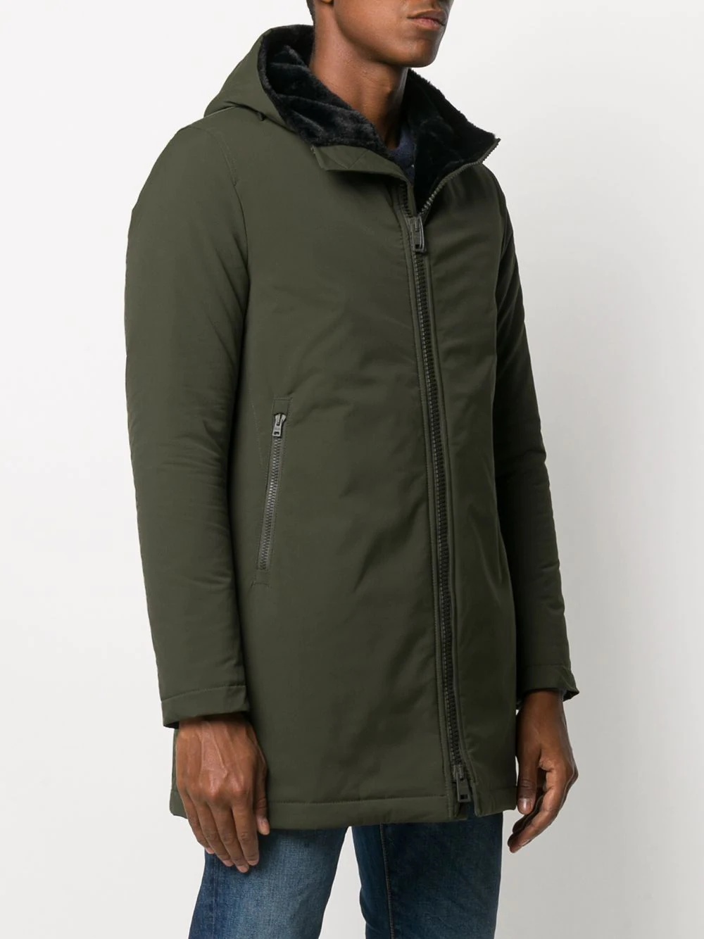 short hooded coat - 3