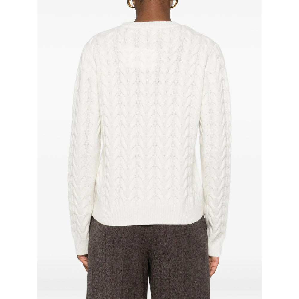 Max Mara White Knitwear - Jumpers Women - 5