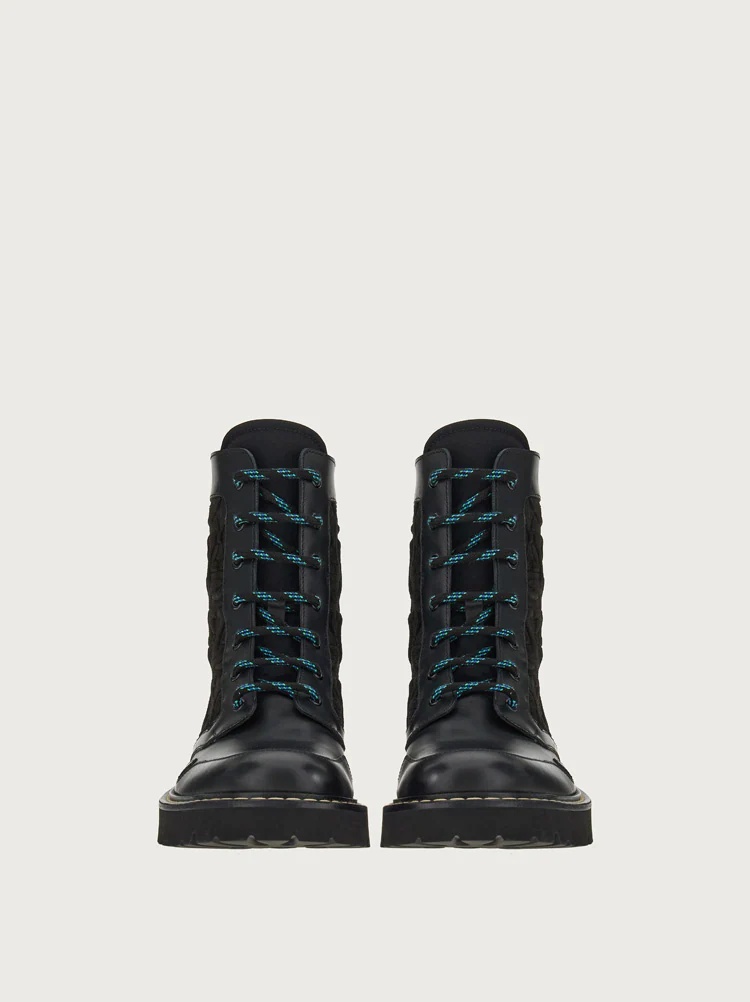 COMBAT BOOT WITH GANCINI ORNAMENT - 2