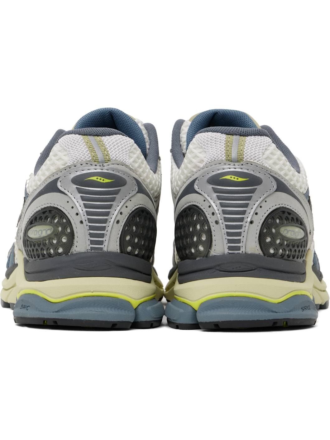 White & Blue Progrid Triumph 4 Sneakers - 2