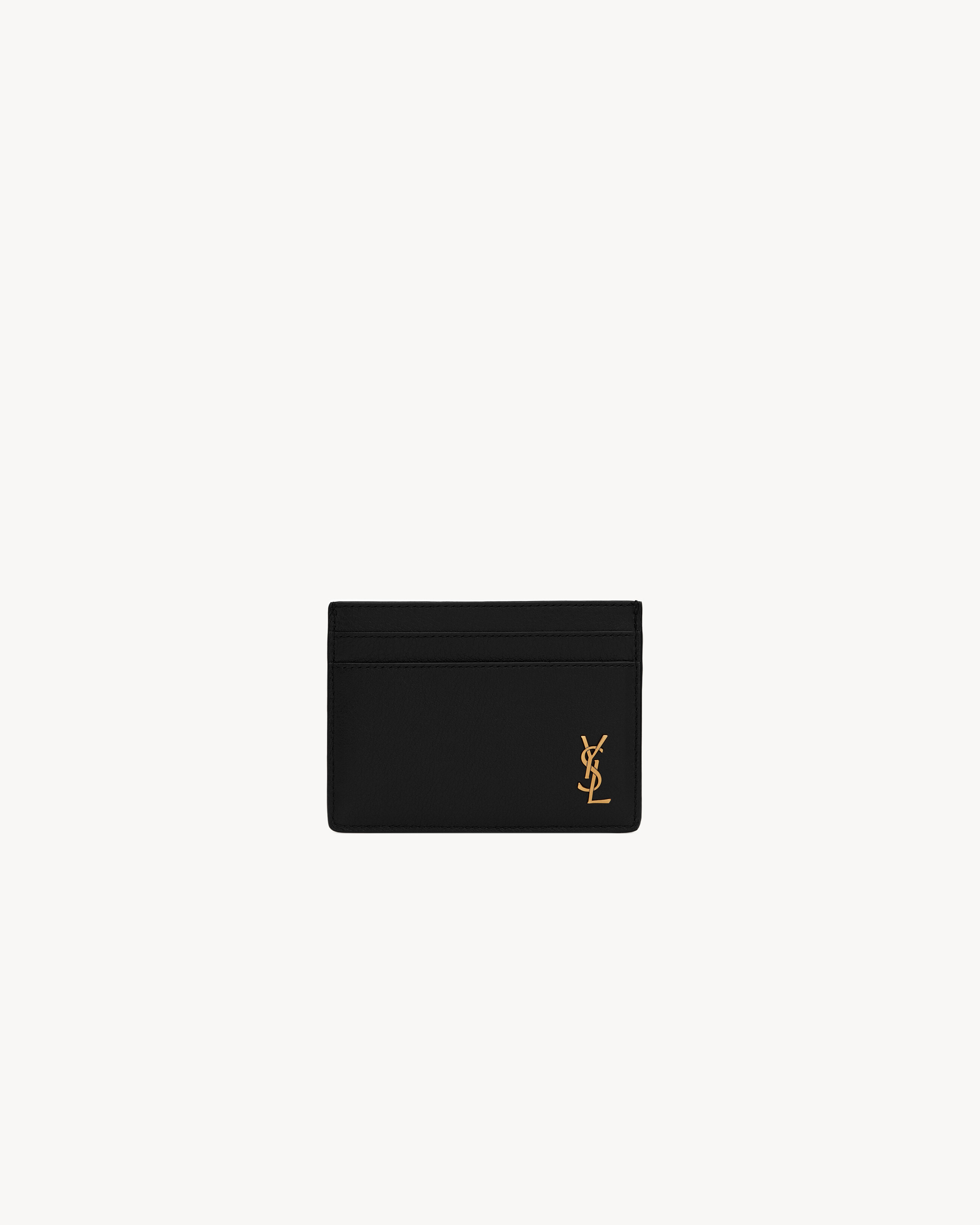 TINY CASSANDRE CARD CASE IN GRAINED LEATHER - 1