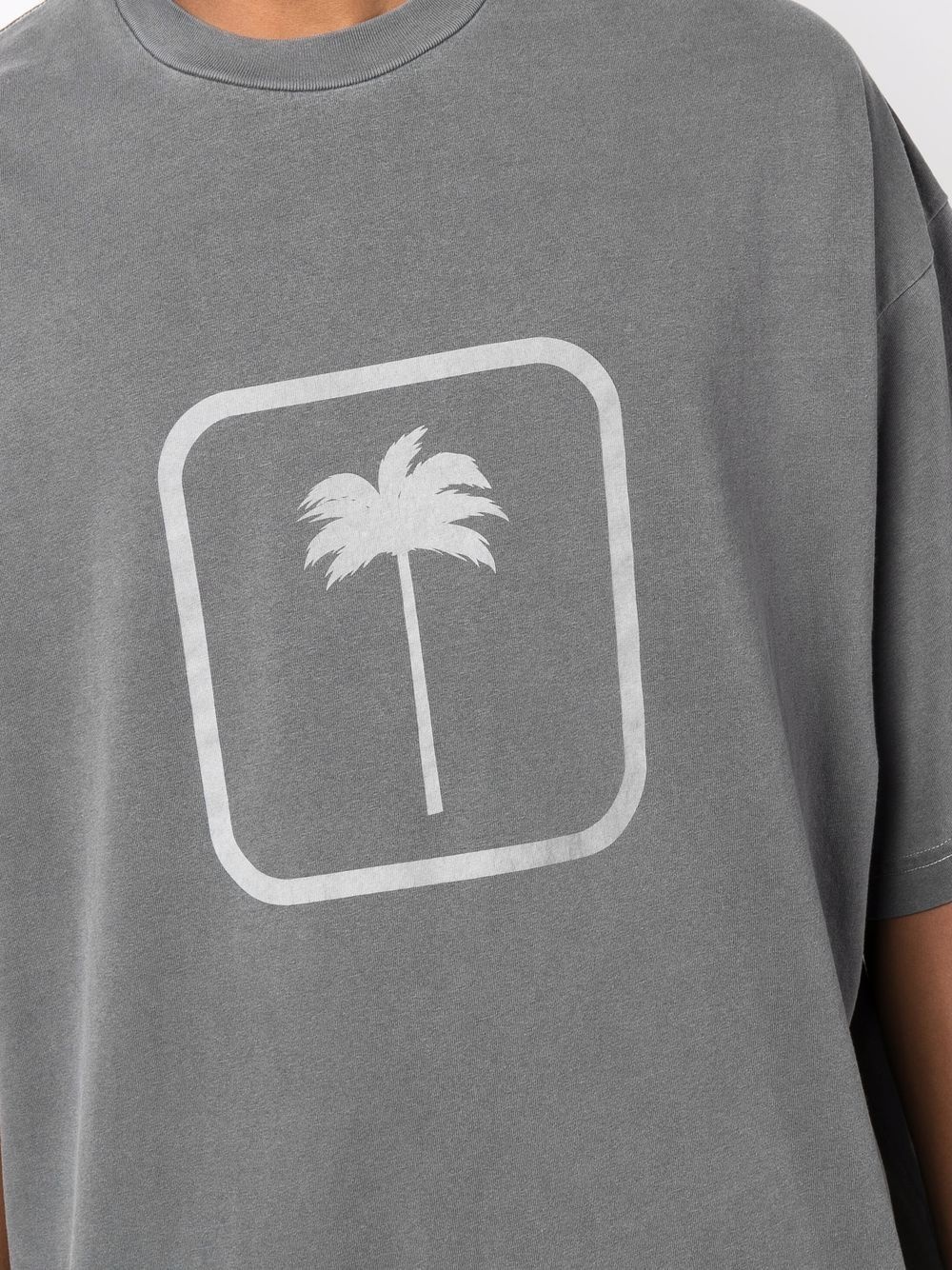 tonal palm tree T-shirt - 5