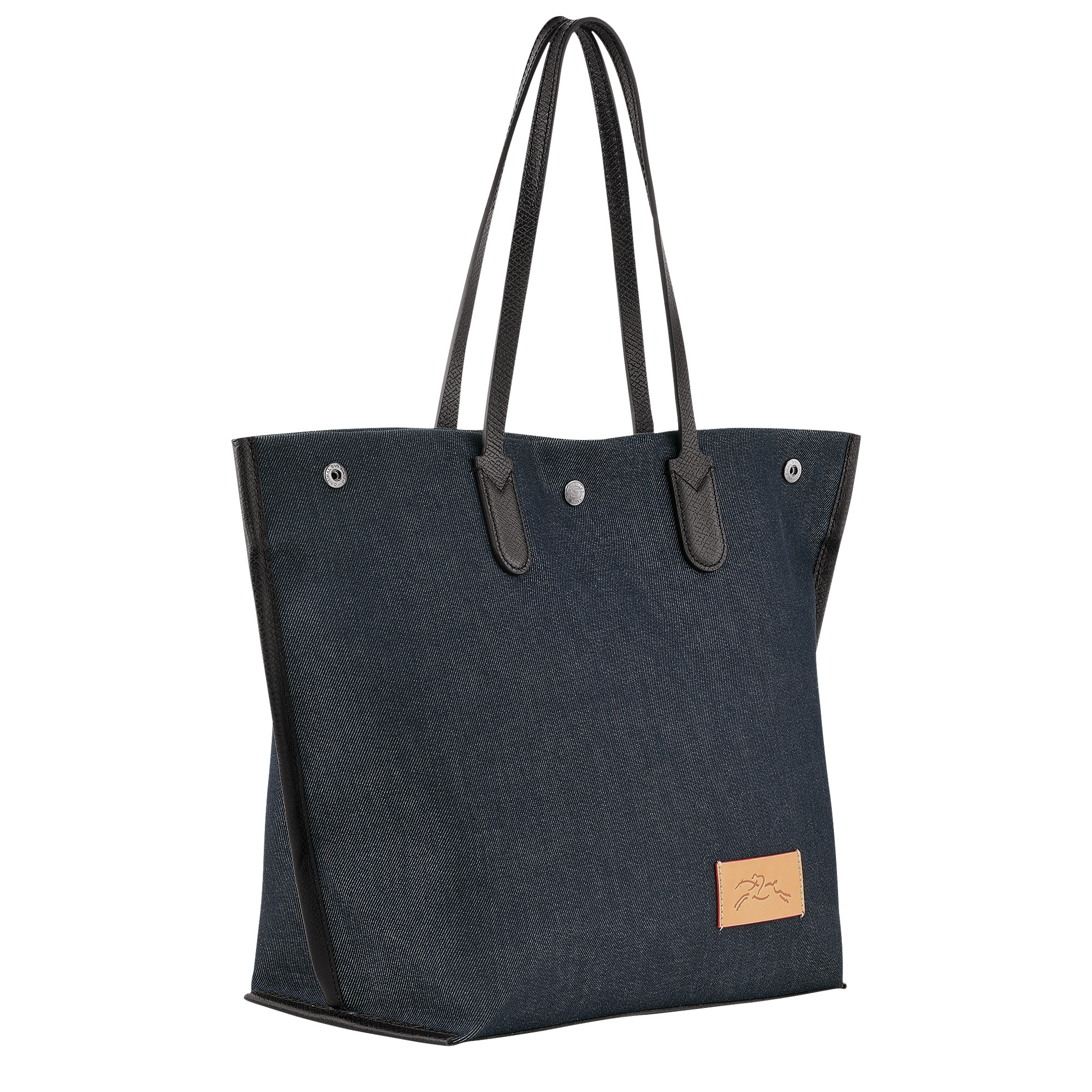 Longchamp Essential L Tote bag Denim Canvas REVERSIBLE