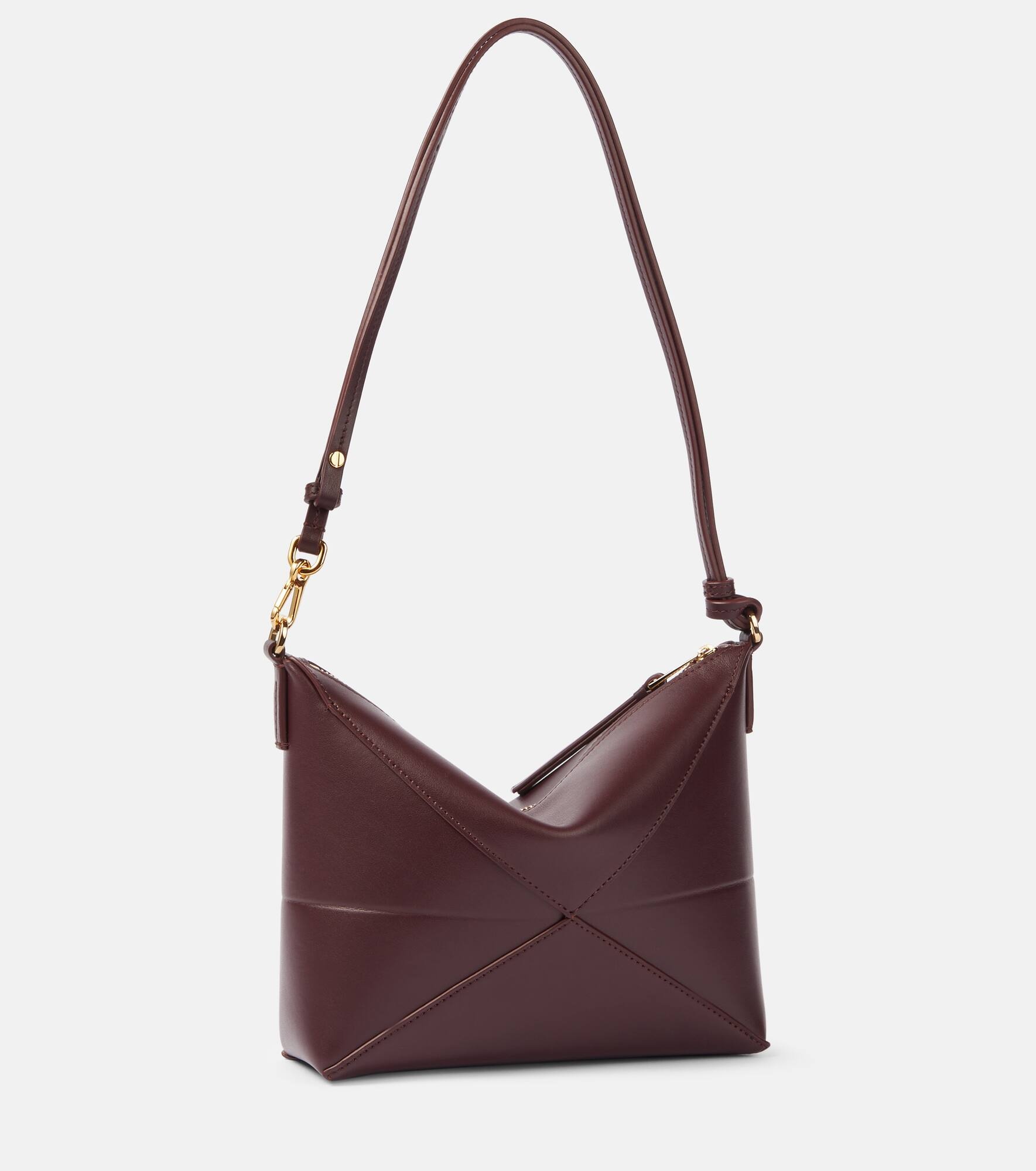 Puzzle Fold leather shoulder bag - 4