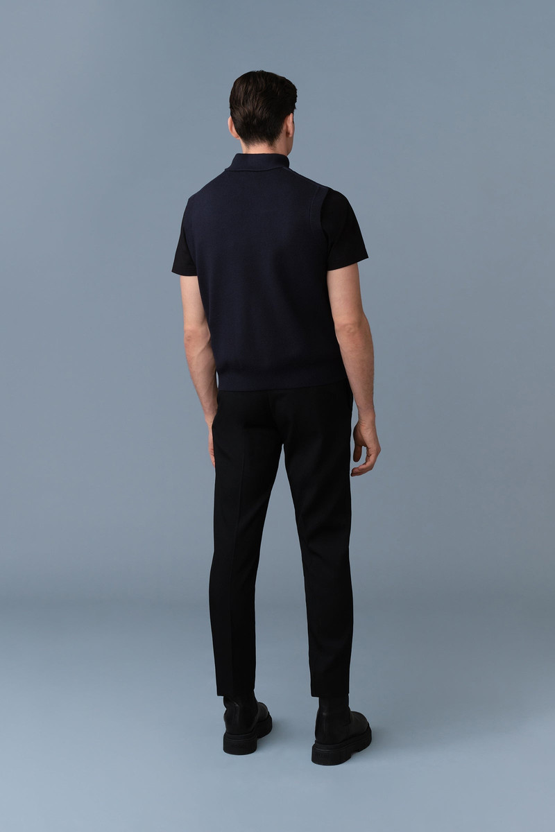 JACOB Rib Knit Light Down Vest 4