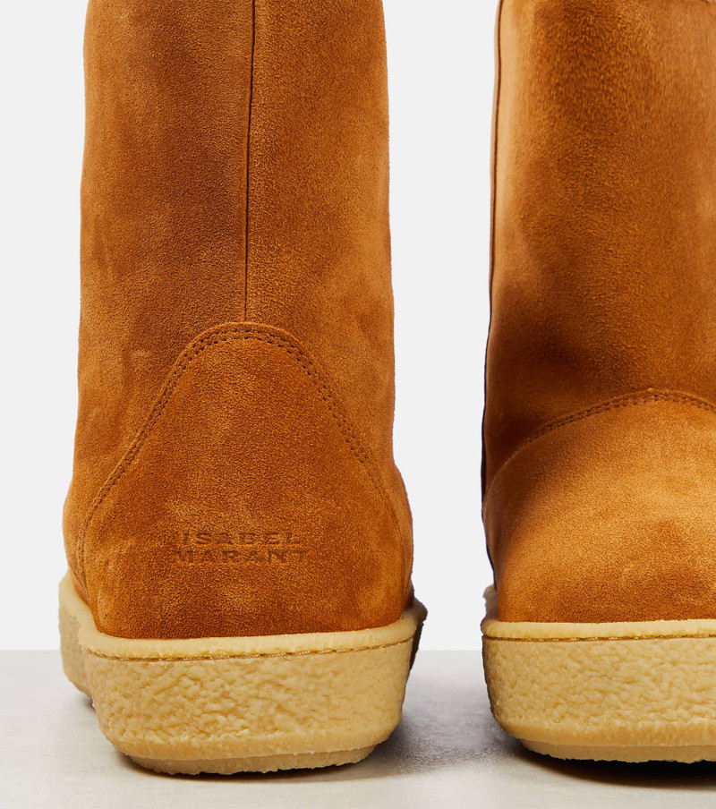 Frieze suede ankle boots 6