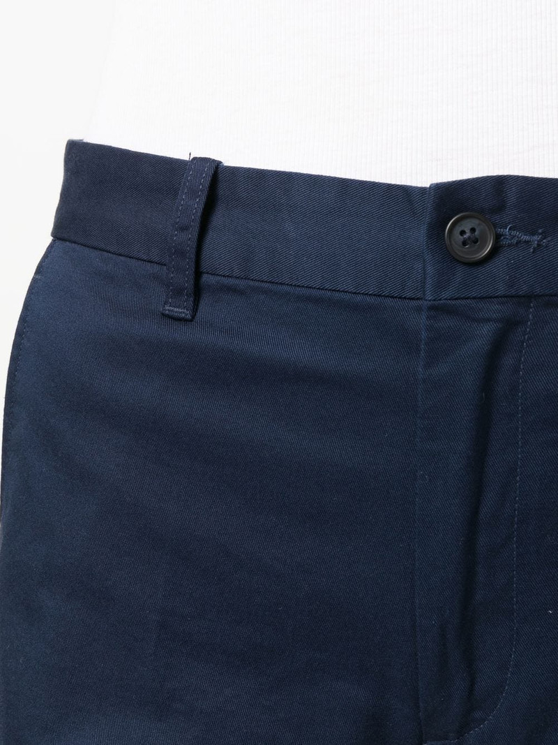 high-waisted slim-fit trousers 5