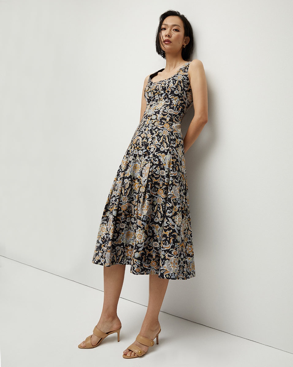 JOLIE PAISLEY-PRINT DRESS - 2
