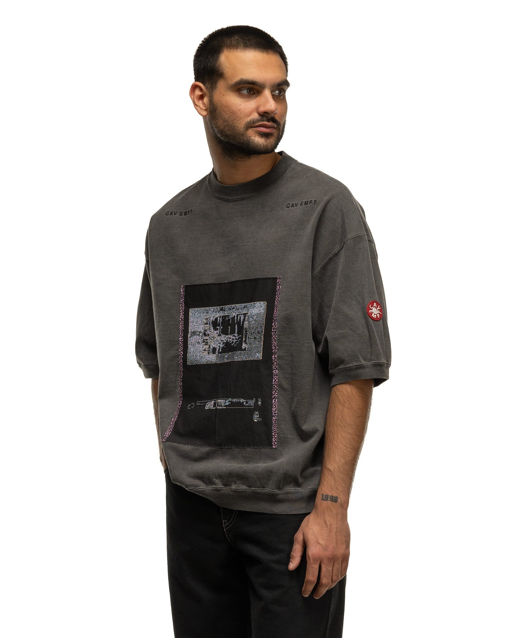 Overdye Frame6 Crew Neck Charcoal - 4