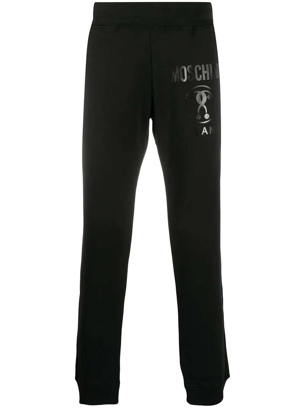 logo print track pants - 1