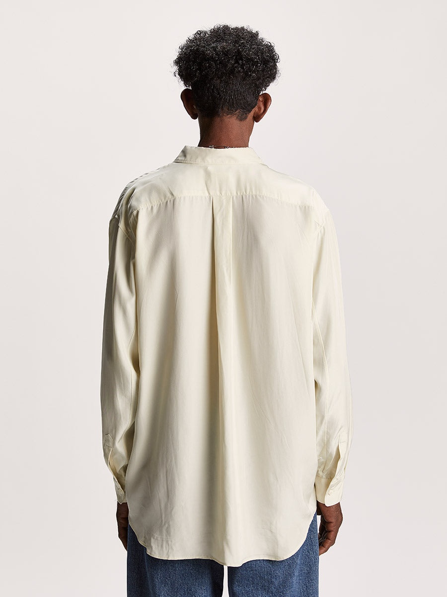 Morandi Silk Shirt White - 6
