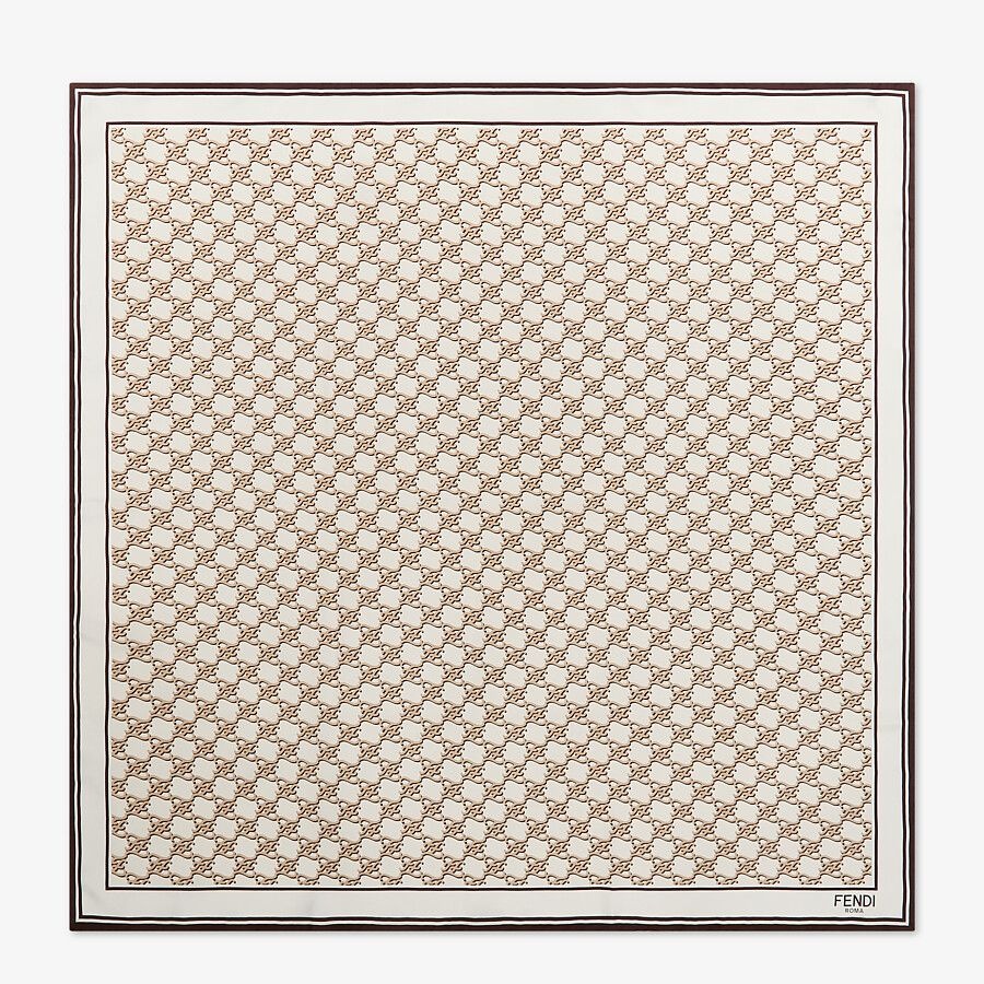 White silk foulard - 1
