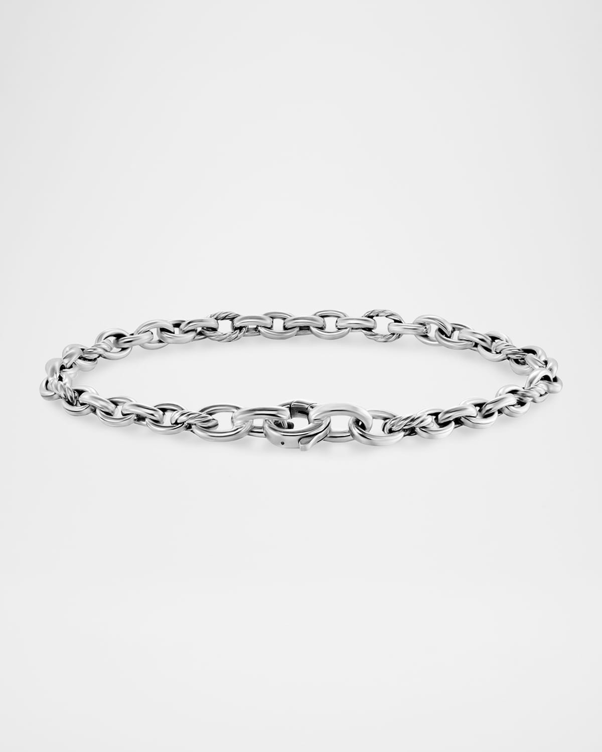 DY Mercer Petite Chain Bracelet in Silver, 4.5mm - 6