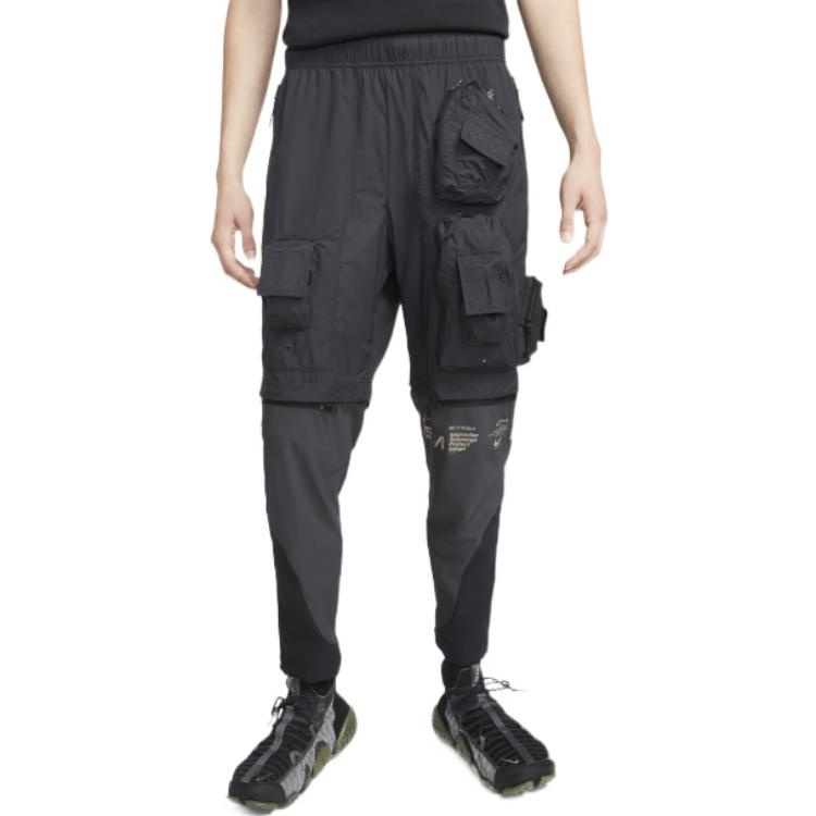 Men's Nike ISPA Series Big Pocket Zipper Detachable Pants Casual Long Pants/Trousers Black DD3796-01 - 2