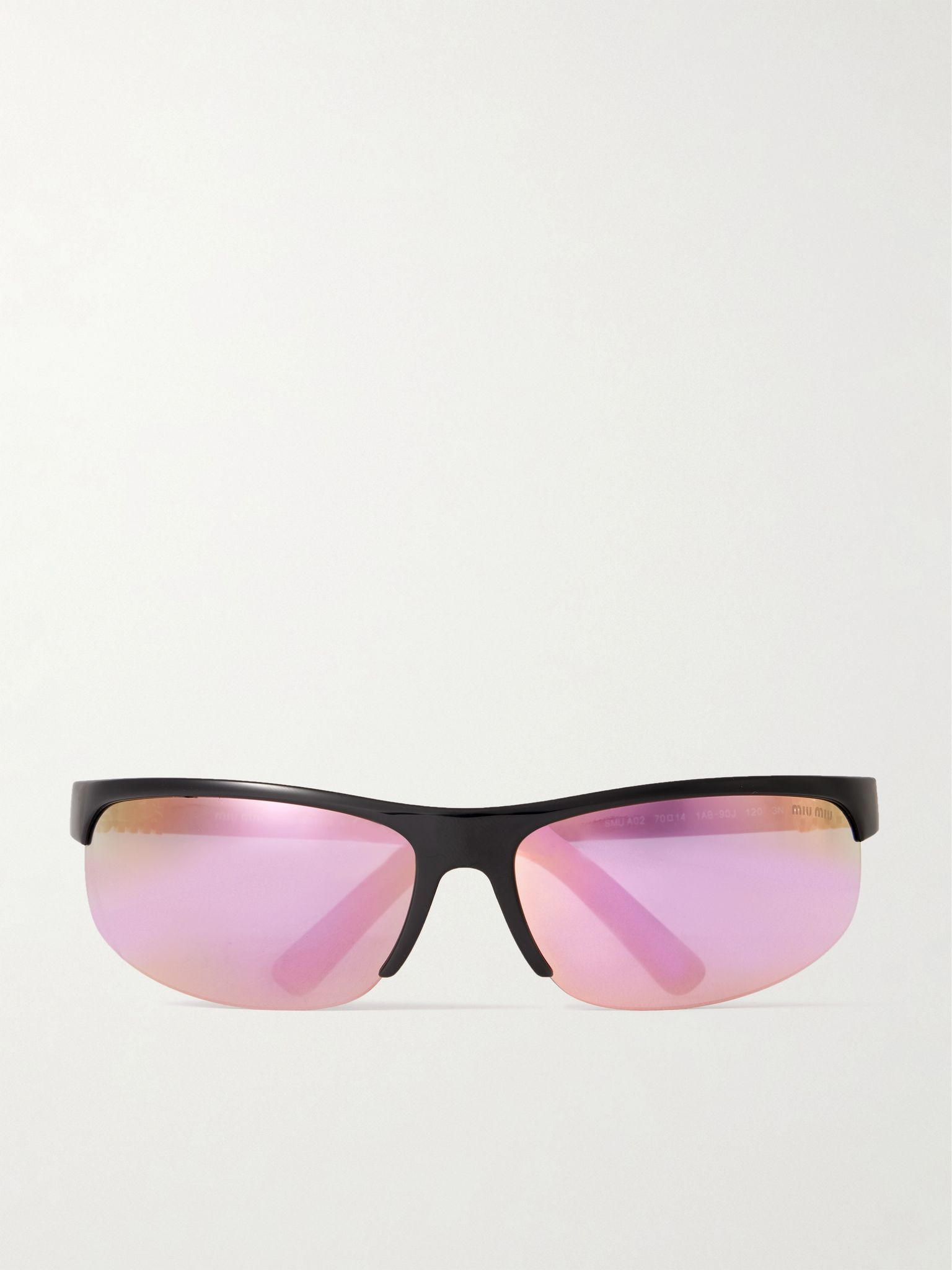 D-frame acetate sunglasses Black - 1