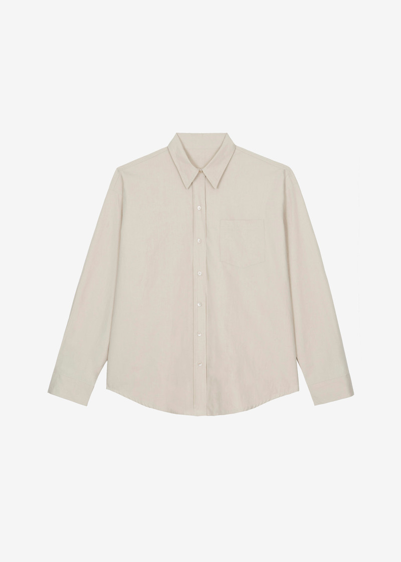 Calypso Cotton Shirt - Beige 9
