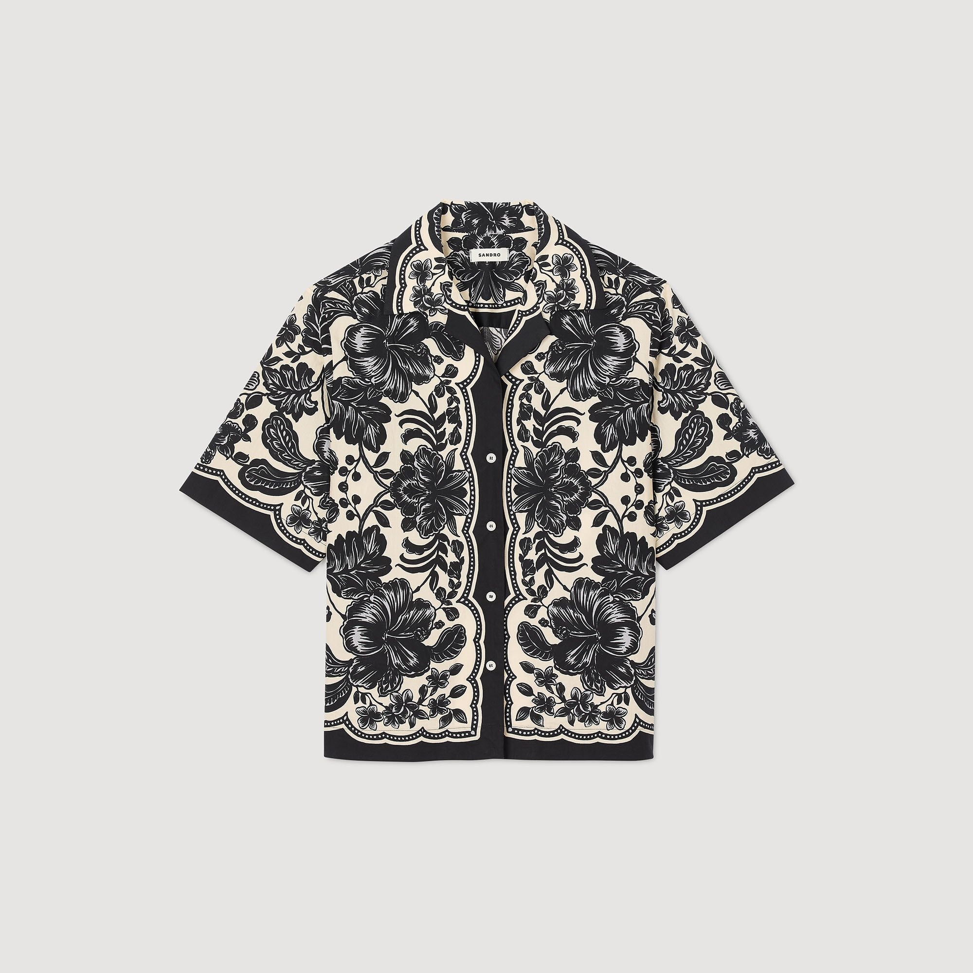 FLORAL MOTIF SHIRT - 6