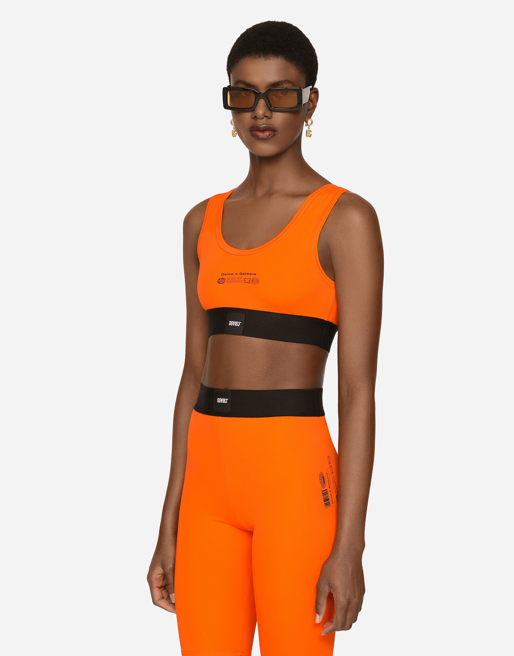 Spandex jersey cycling shorts with elasticated band DGVIB3 - 7